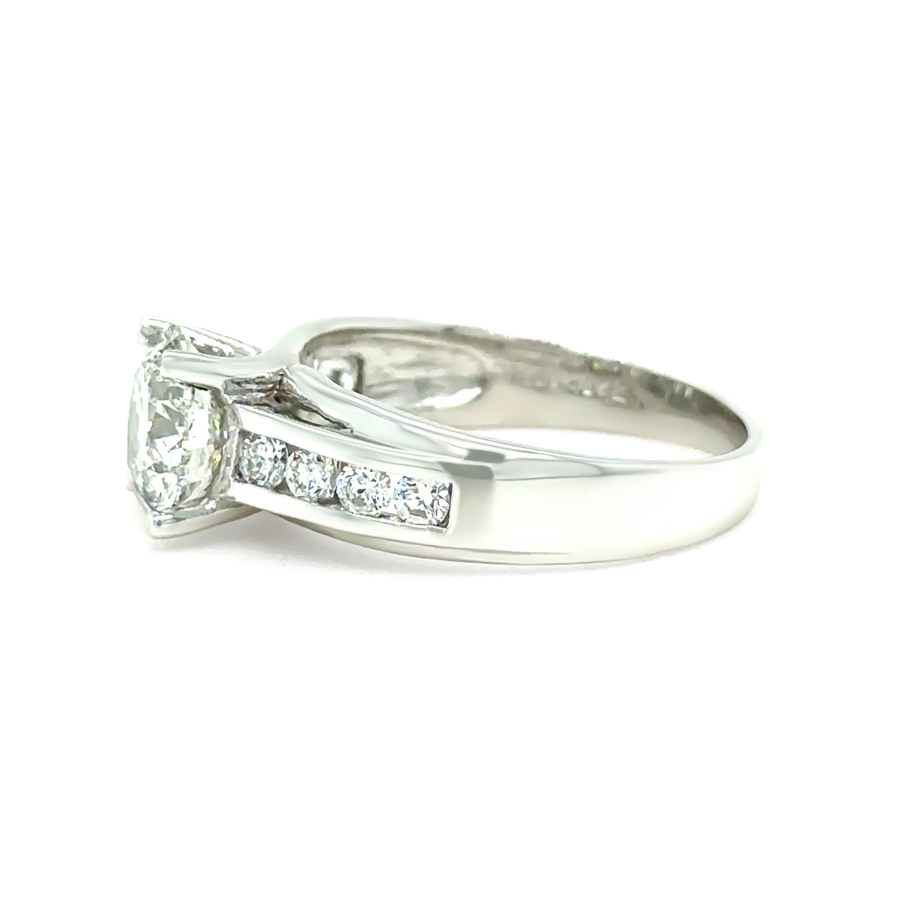 DCLA Platinum Diamond Engagement Ring 2.60ct 6.8g - Image 3