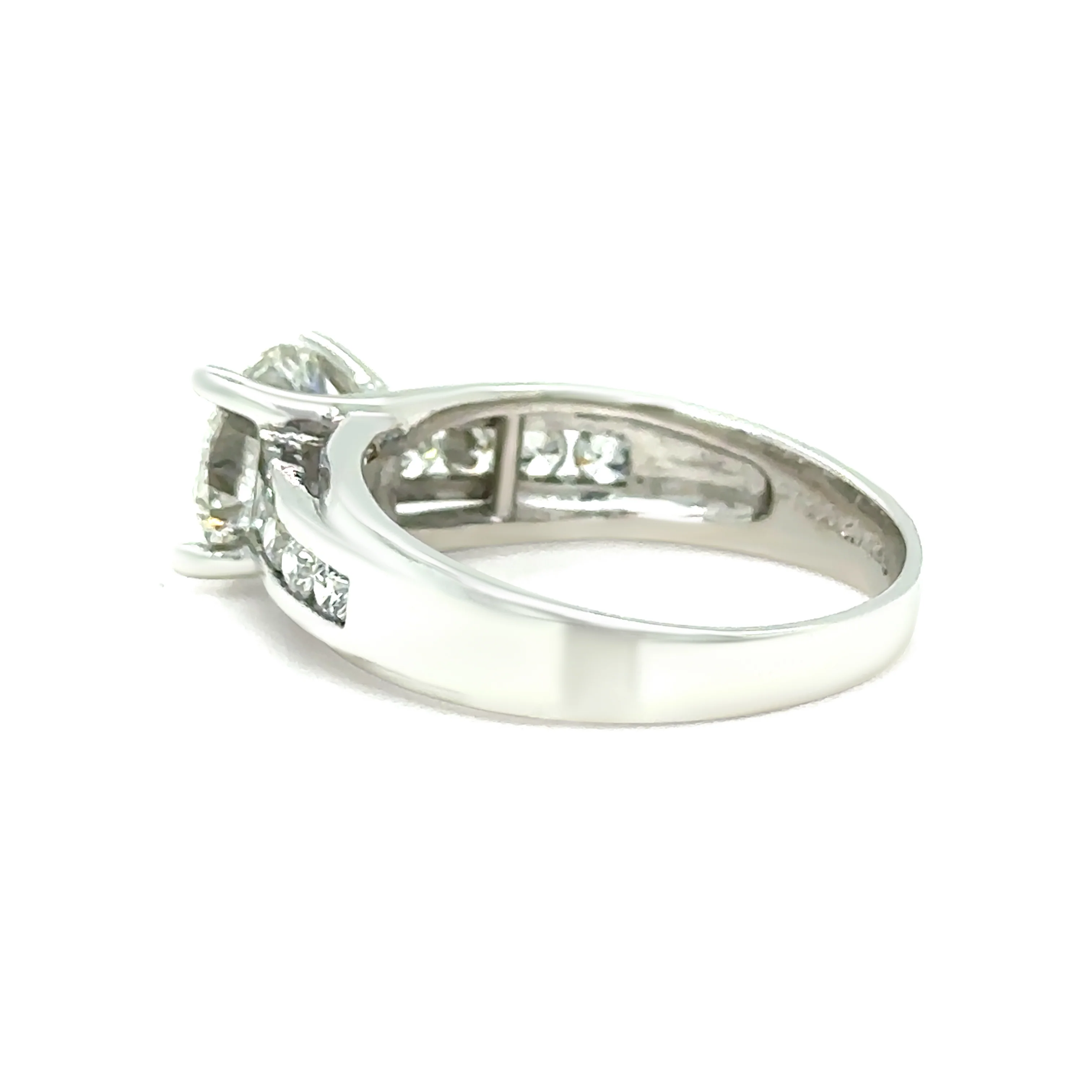 DCLA Platinum Diamond Engagement Ring 2.60ct 6.8g - Image 4