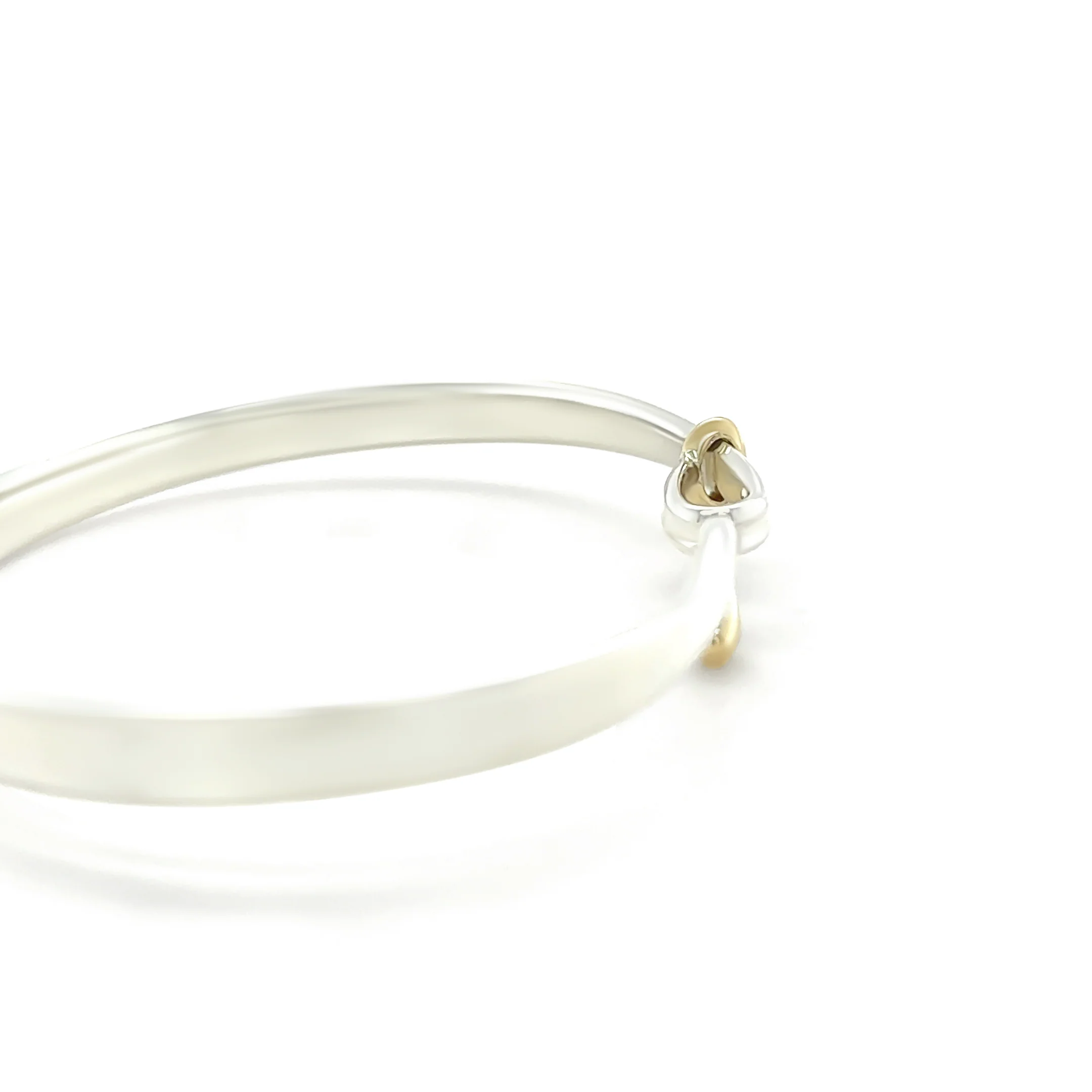 Georg Jensen 18ct Yellow Gold and Sterling Silver Torun Bracelet 15g - Image 5