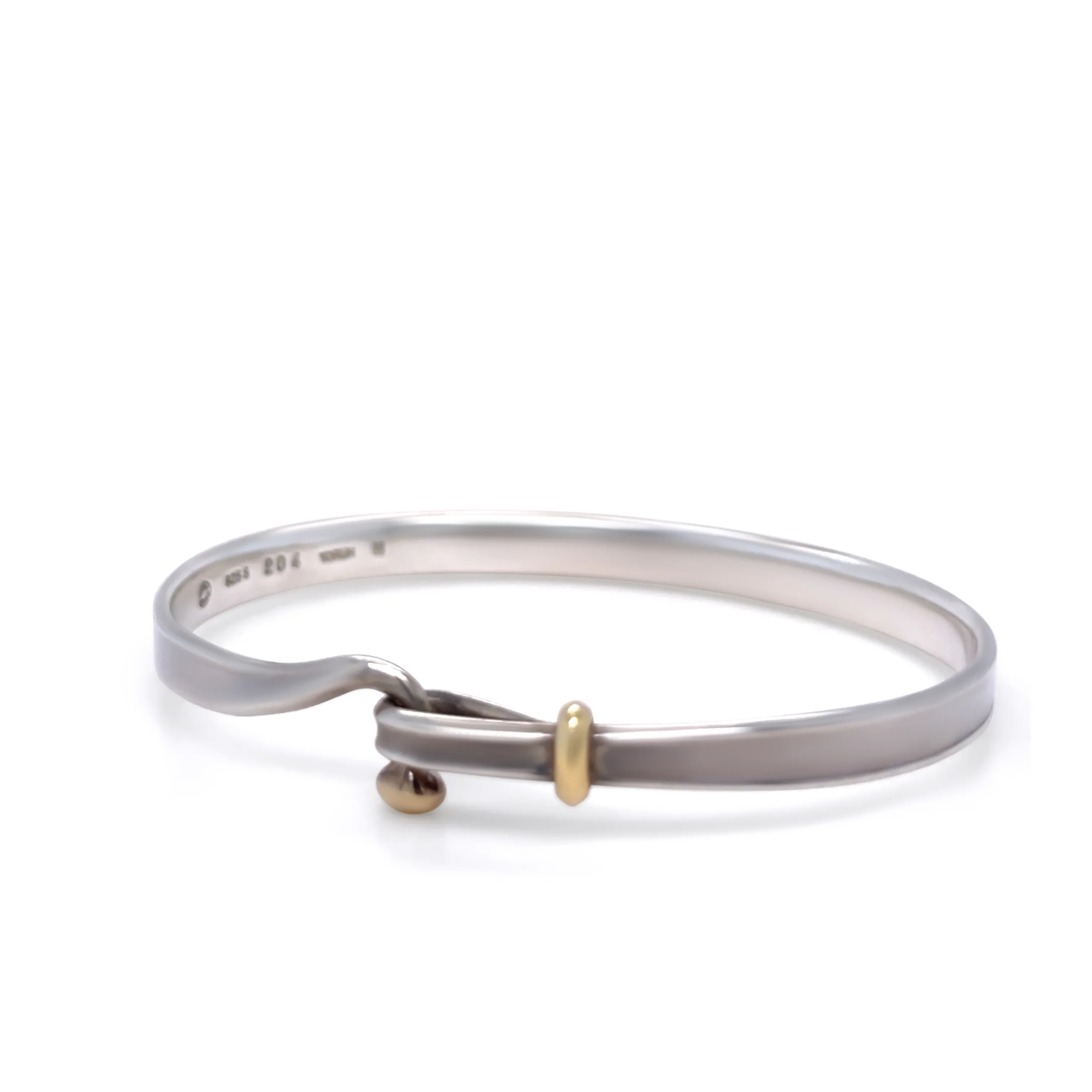 Georg Jensen 18ct Gold & Sterling Silver Torun Bracelet 204 16.72g - Image 5
