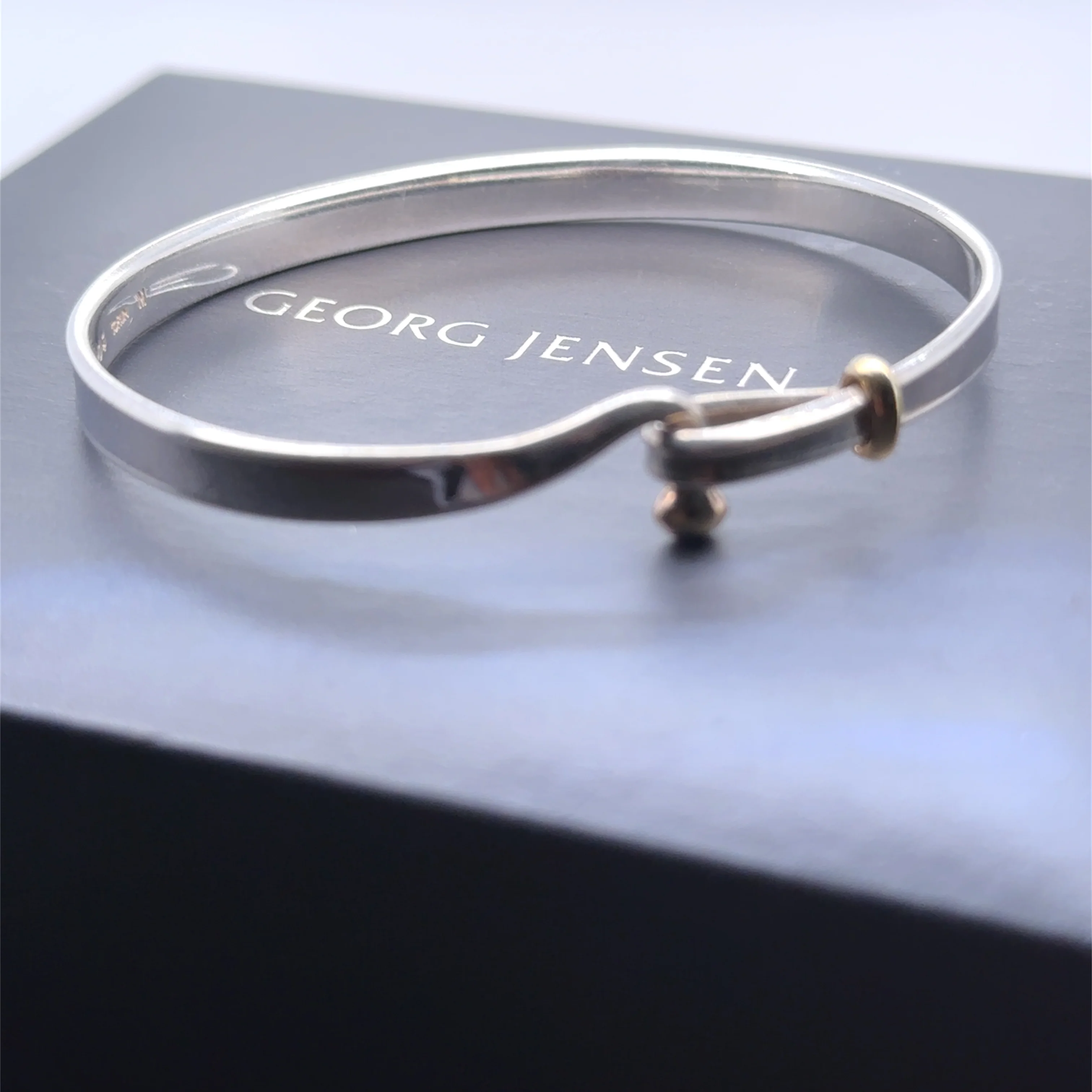 Georg Jensen 18ct Gold & Sterling Silver Torun Bracelet 204 16.72g - Image 6