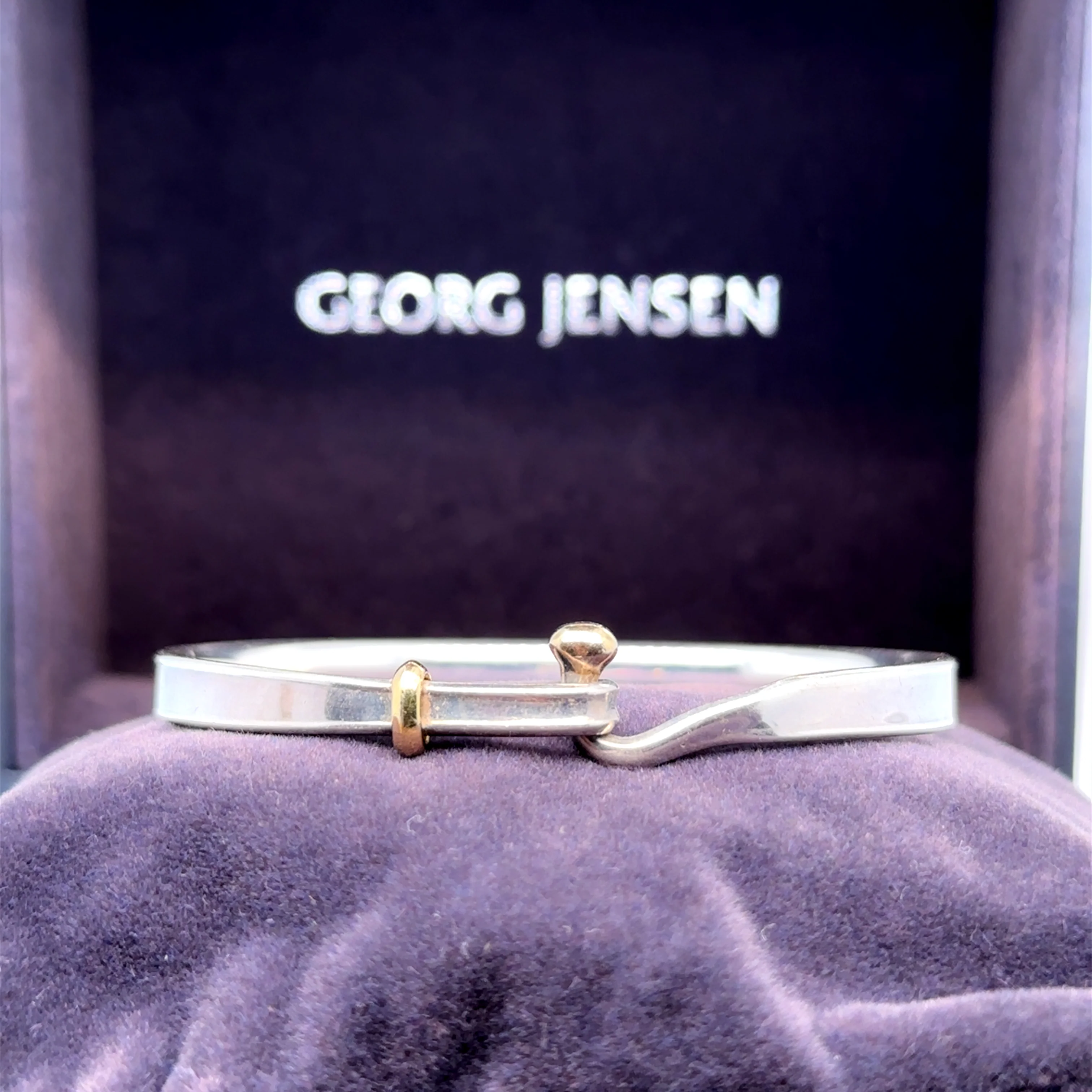 Georg Jensen 18ct Gold & Sterling Silver Torun Bracelet 204 16.72g - Image 7