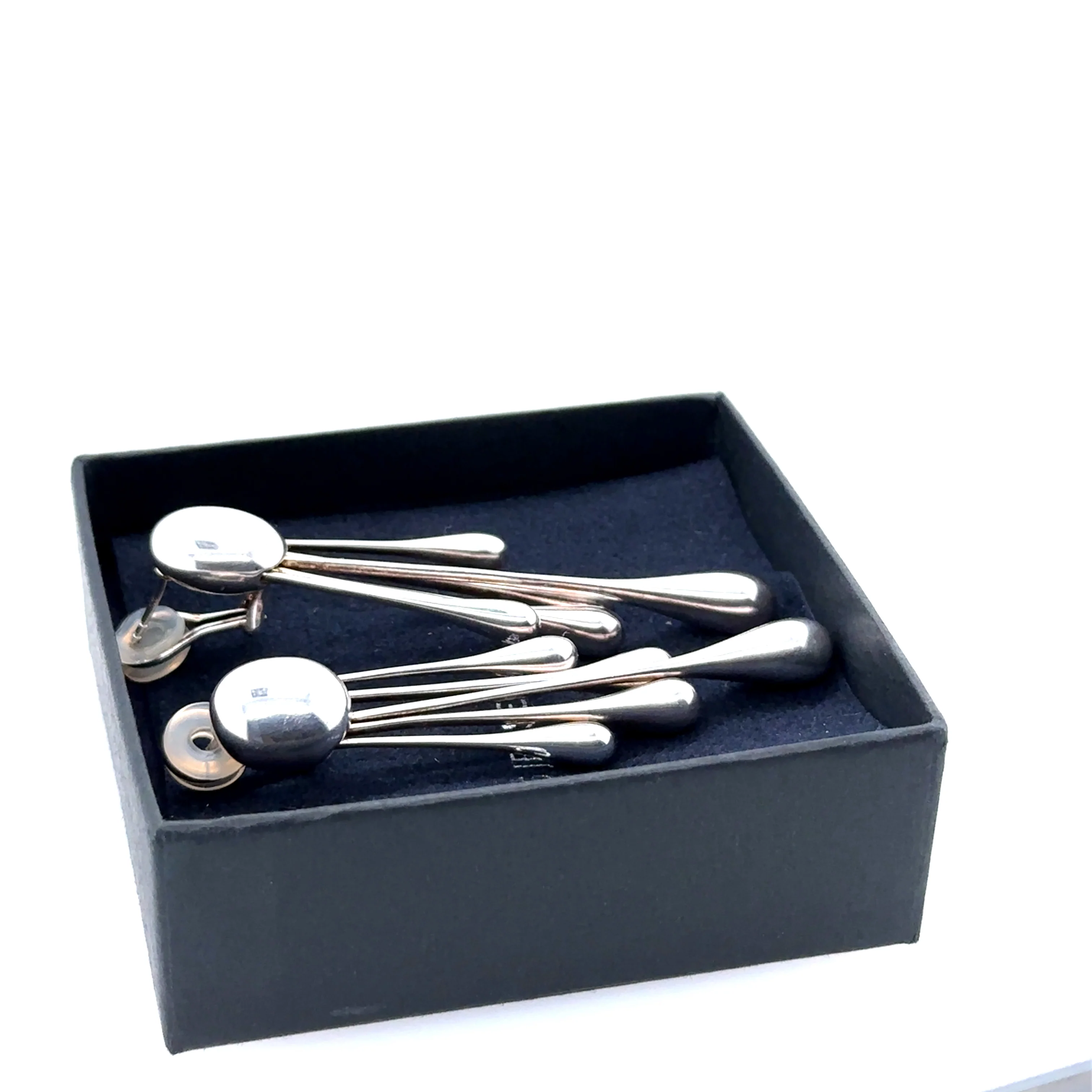 Georg Jensen Sterling Silver Multi-Teardrop Earrings by Astrid Fog - Image 7