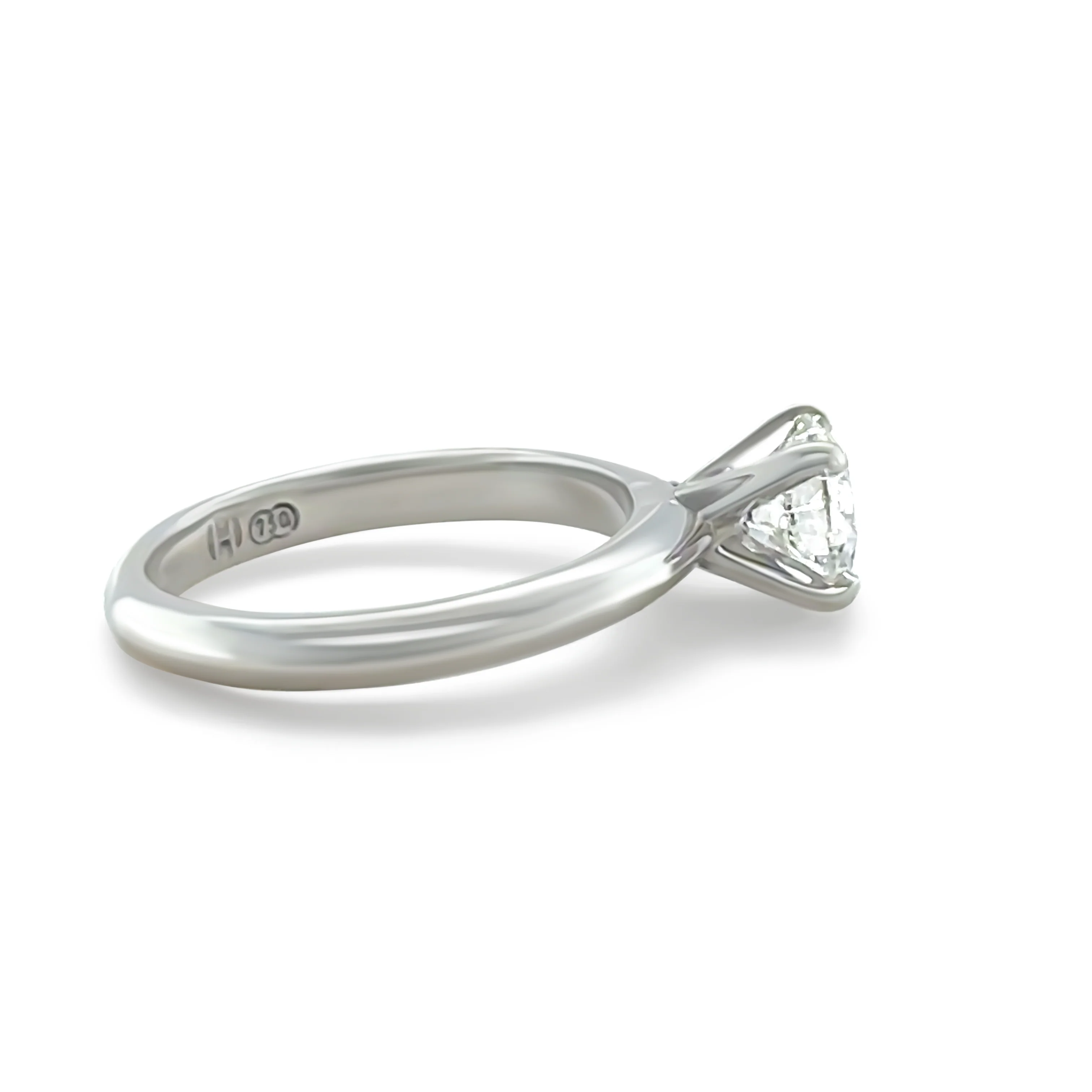 GIA 18ct White Gold Diamond Engagement Ring 0.72ct - Image 3