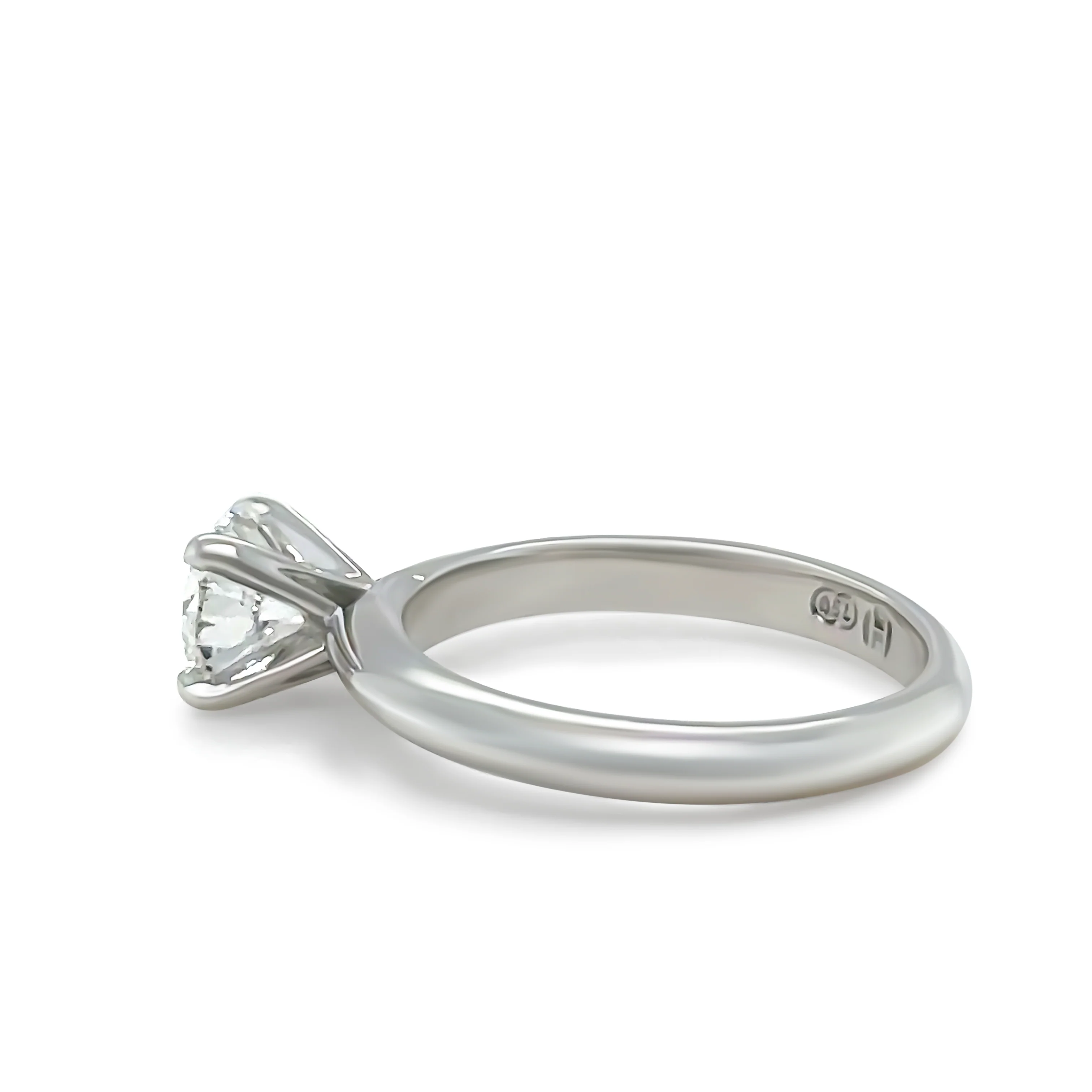 GIA 18ct White Gold Diamond Engagement Ring 0.72ct - Image 4