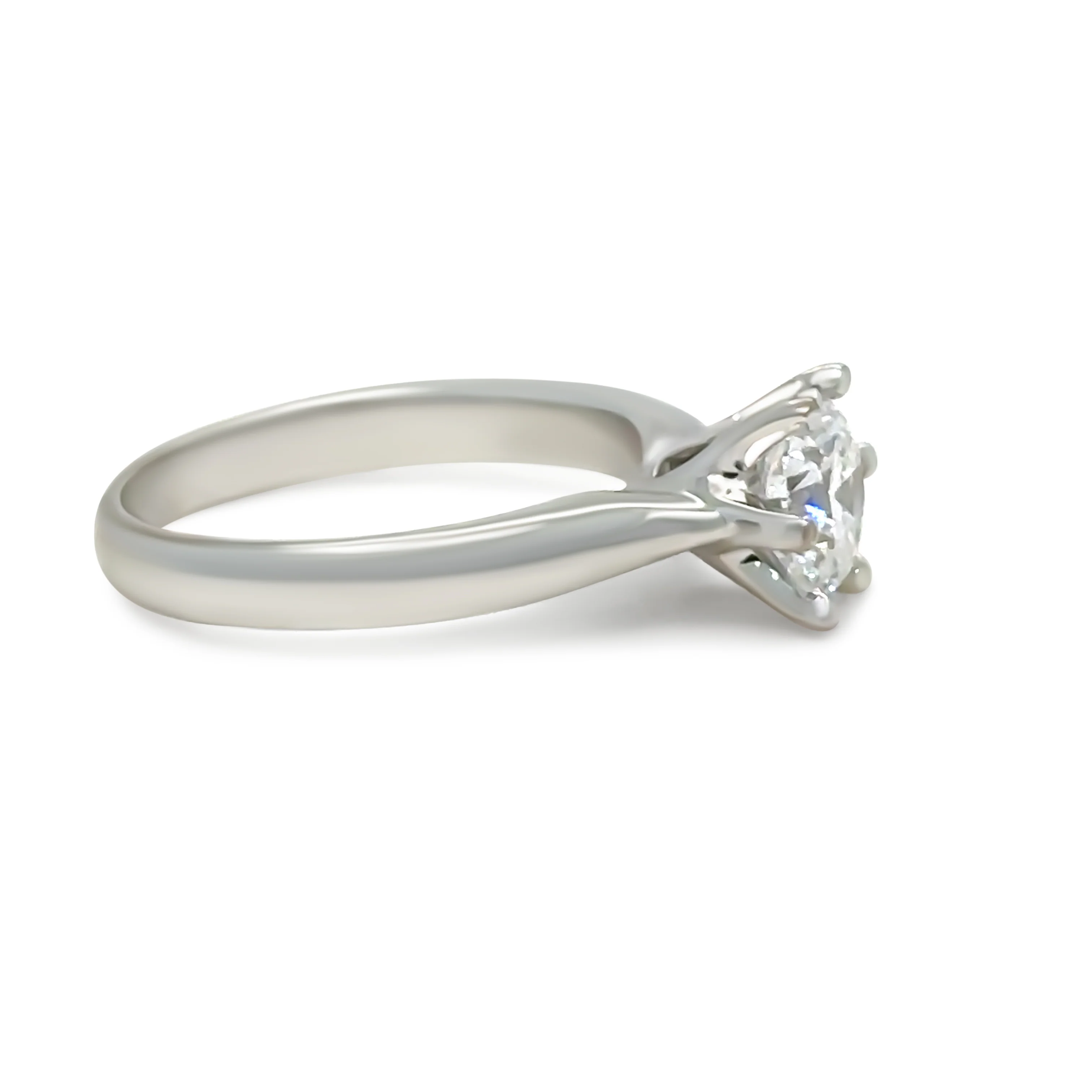 GIA 18ct White Gold Diamond Engagement Ring 0.80ct - Image 3