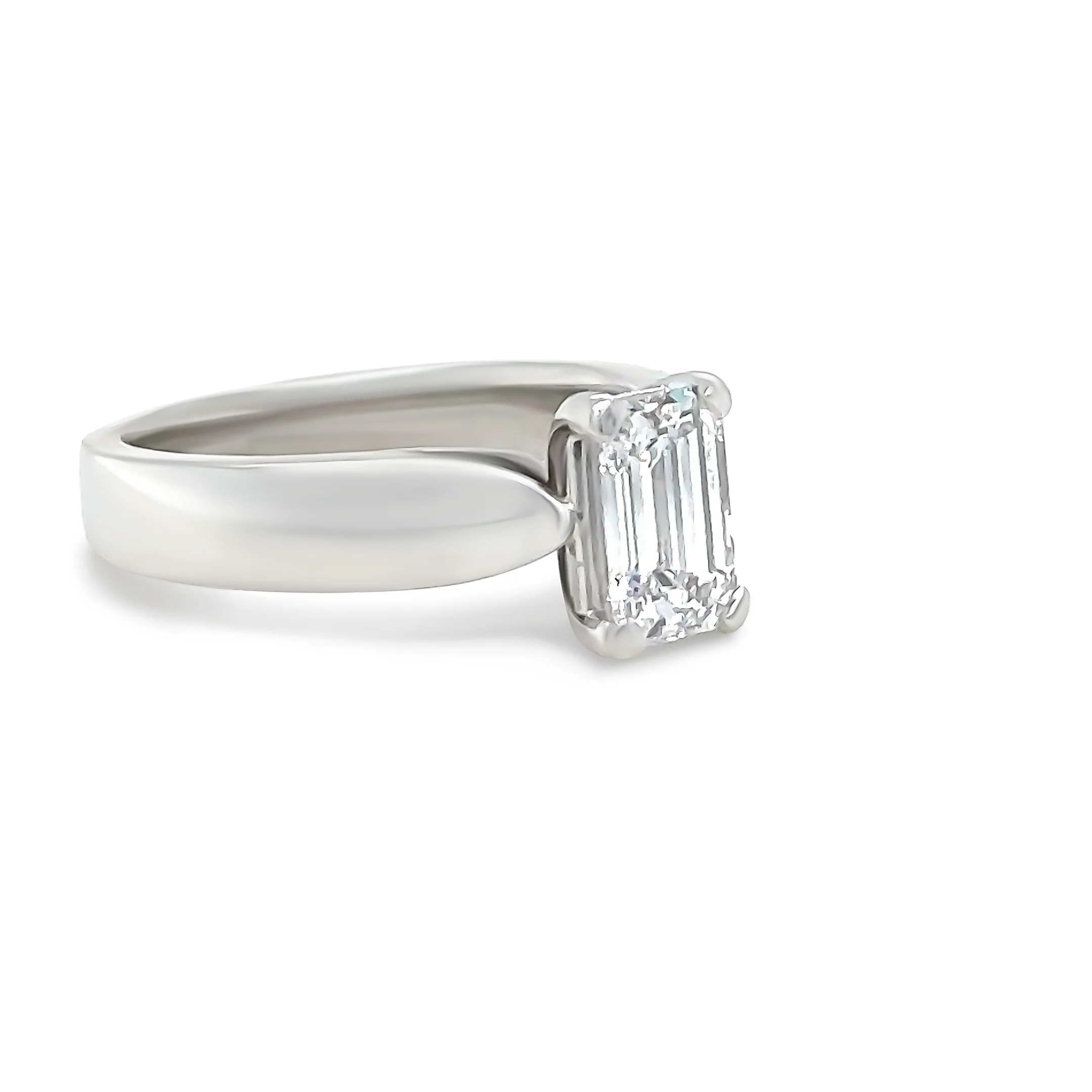 GIA 18ct White Gold Diamond Engagement Ring 1.21ct - Image 2