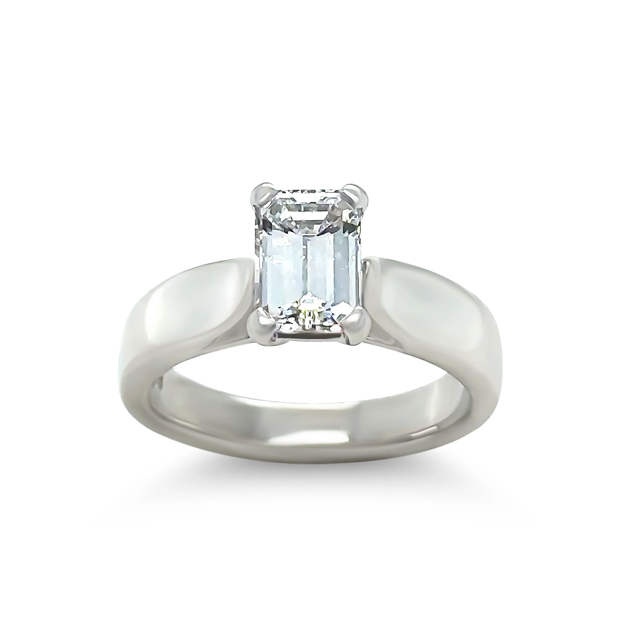GIA 18ct White Gold Diamond Engagement Ring 1.21ct - Image 6