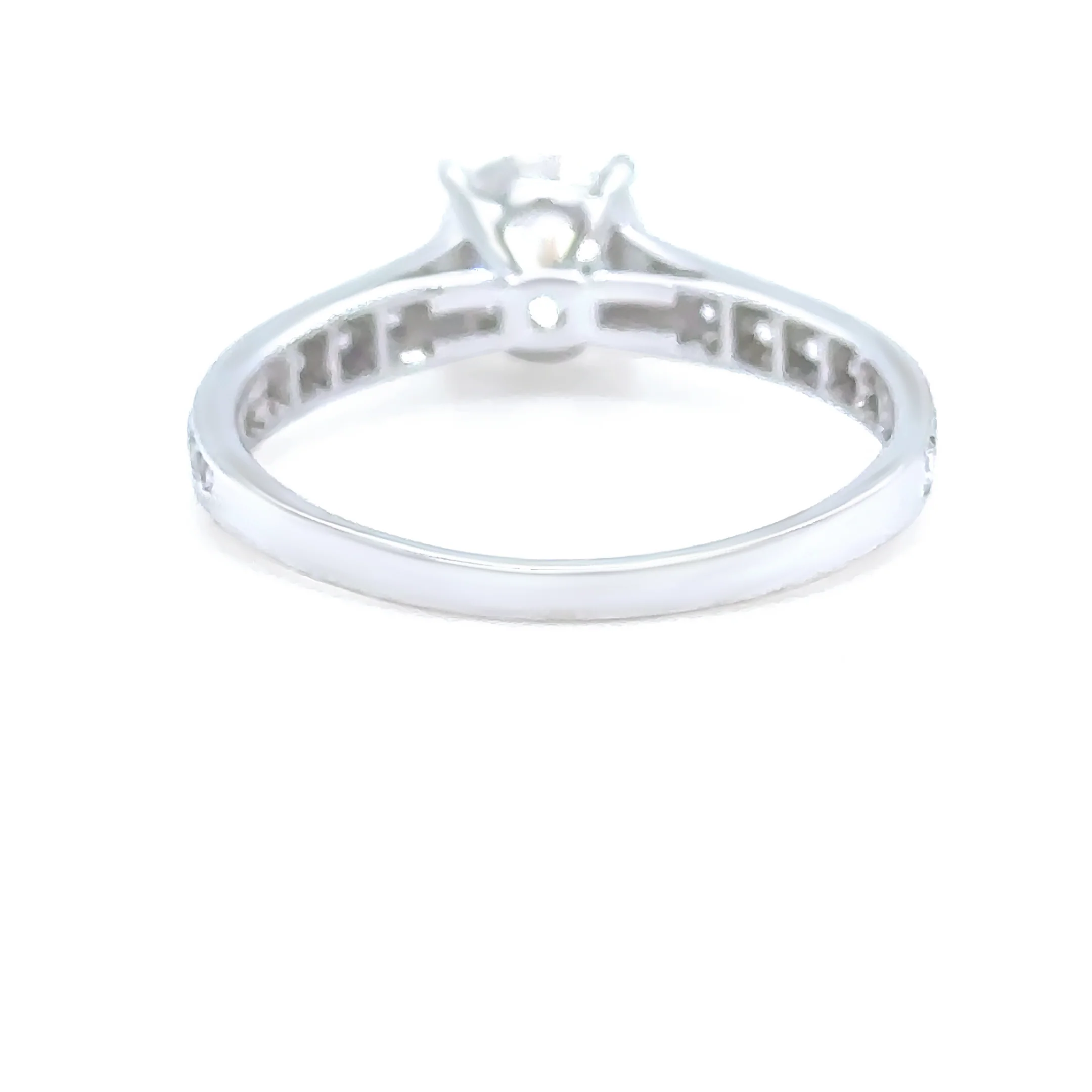 GIA 18ct White Gold Diamond Engagement Ring 1.47ct 2.31g - Image 6