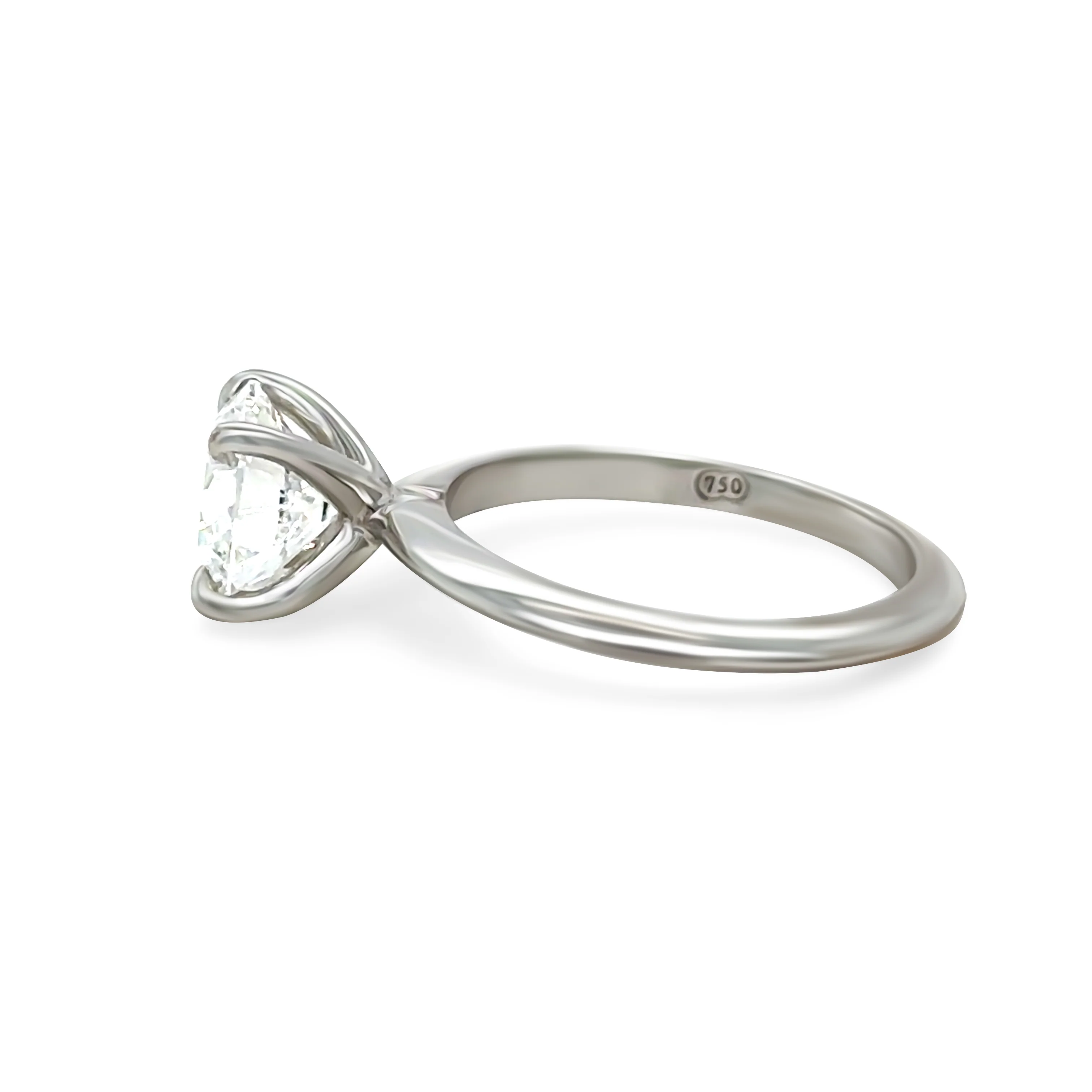 GIA 18ct White Gold Diamond Engagement Ring 1.51ct 2.81g - Image 3