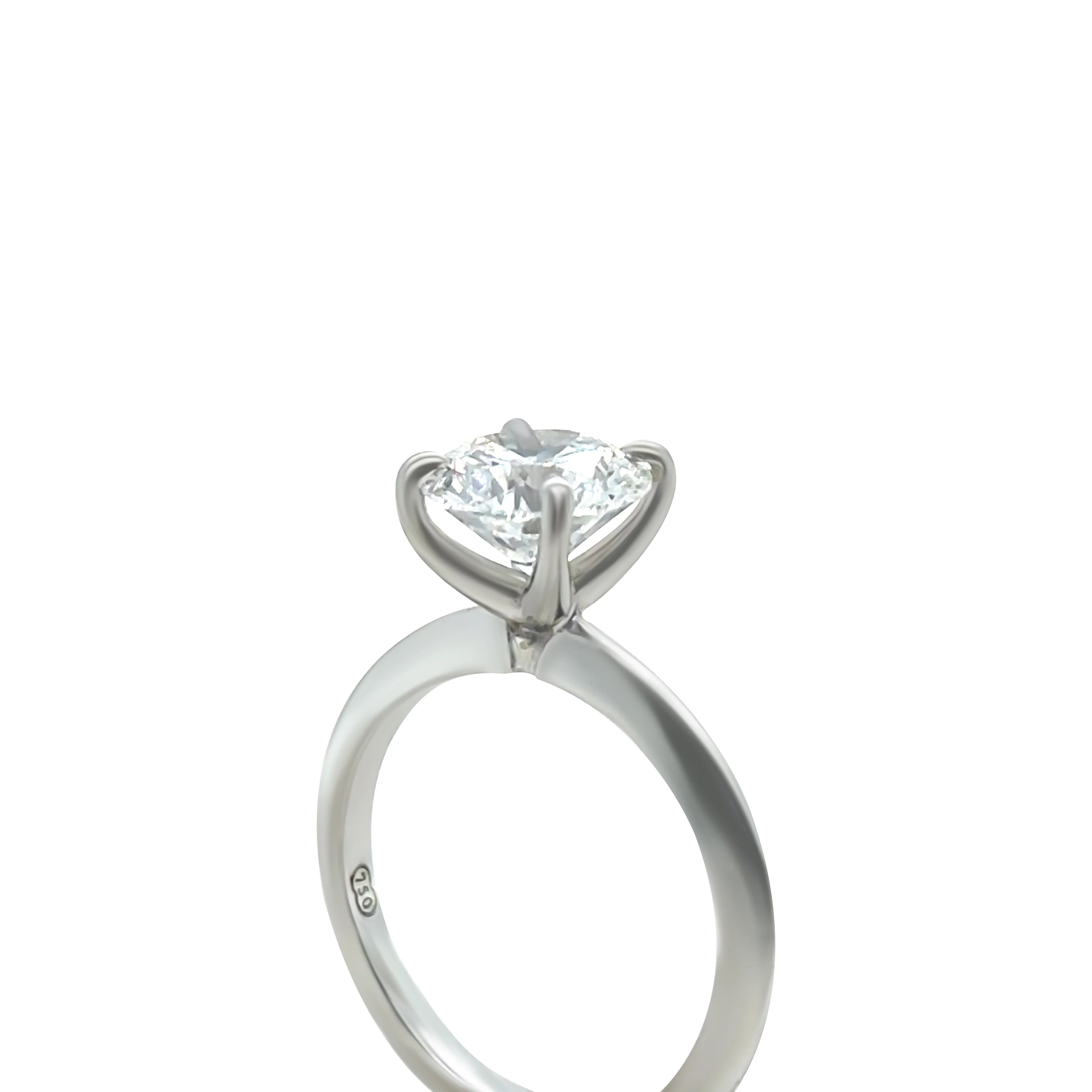 GIA 18ct White Gold Diamond Engagement Ring 1.51ct 2.81g - Image 4