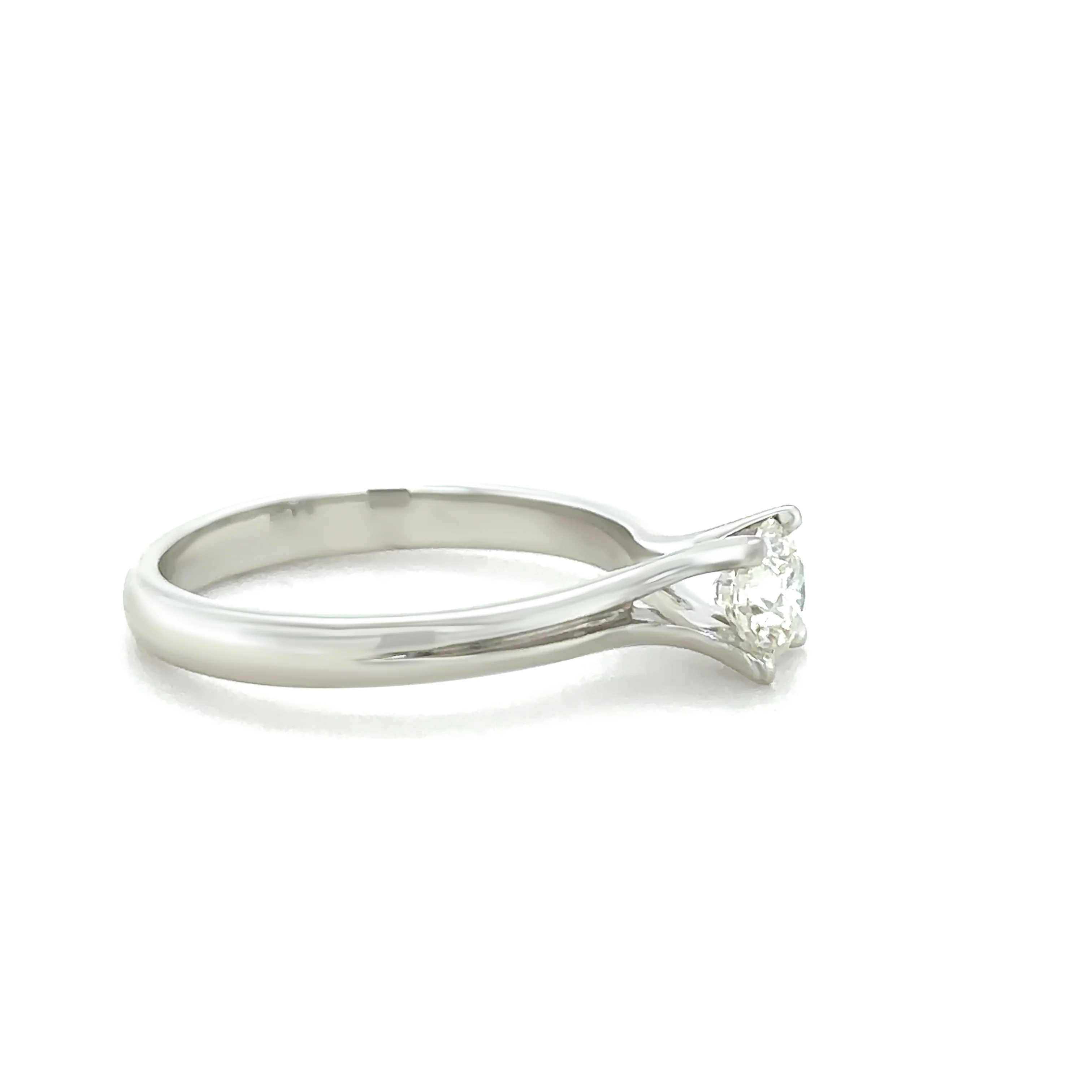 GIA 18ct White Gold Diamond Ring 0.40ct 2.73g - Image 4