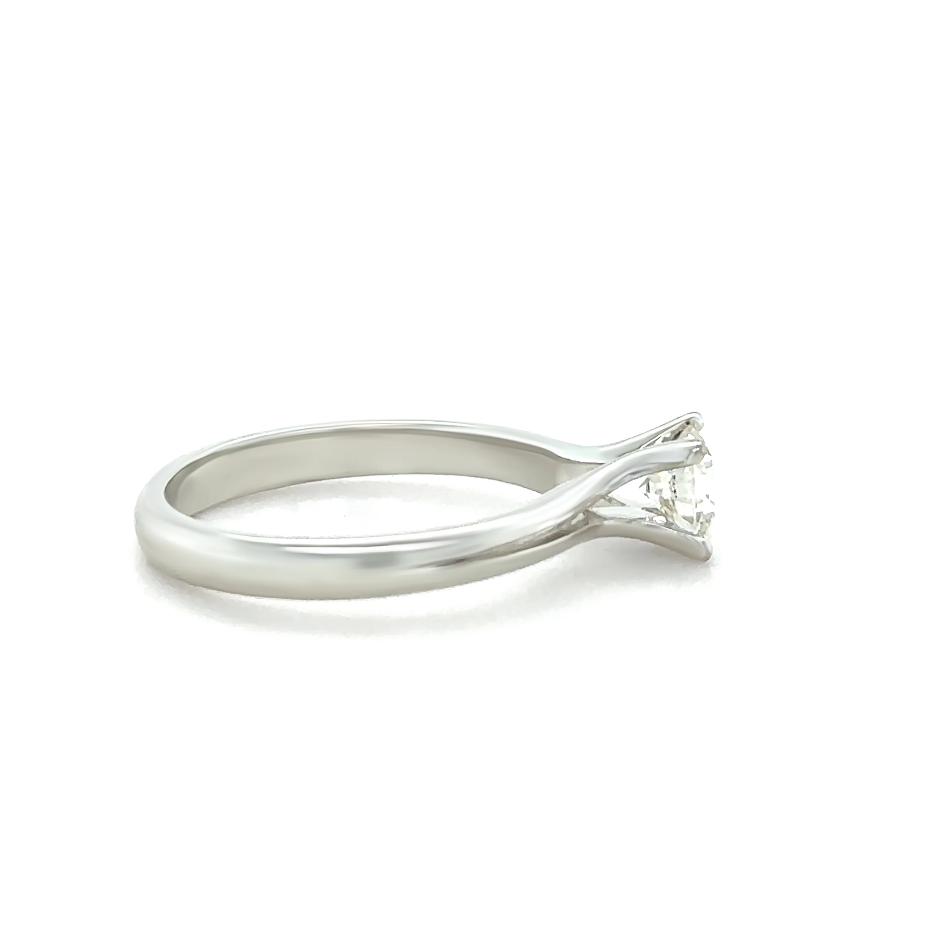 GIA 18ct White Gold Diamond Ring 0.40ct 2.73g - Image 5