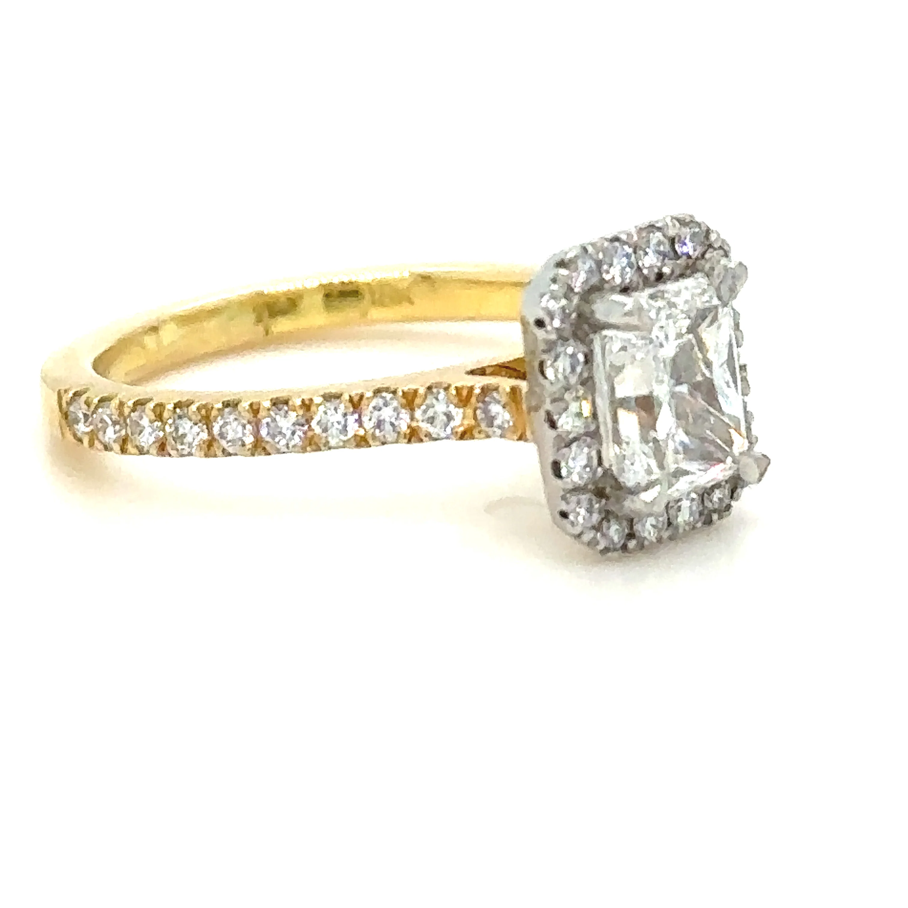 GIA Custom 18ct Engagement Ring 1.38ct - Image 12
