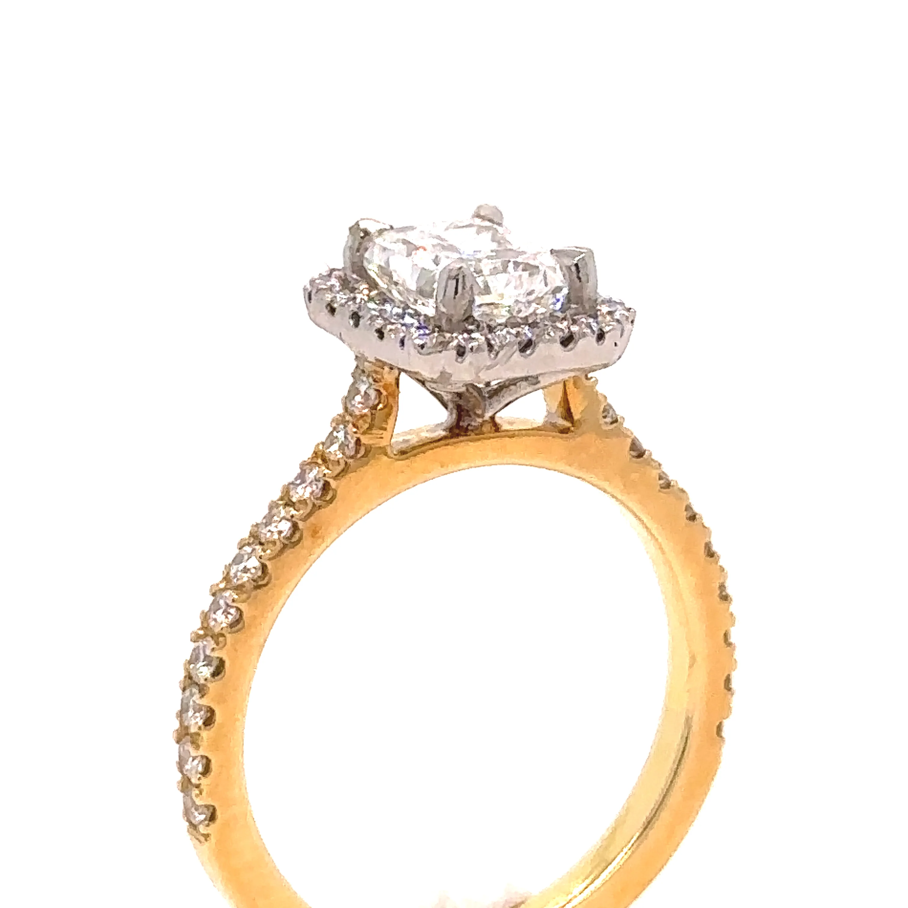 GIA Custom 18ct Engagement Ring 1.38ct - Image 3