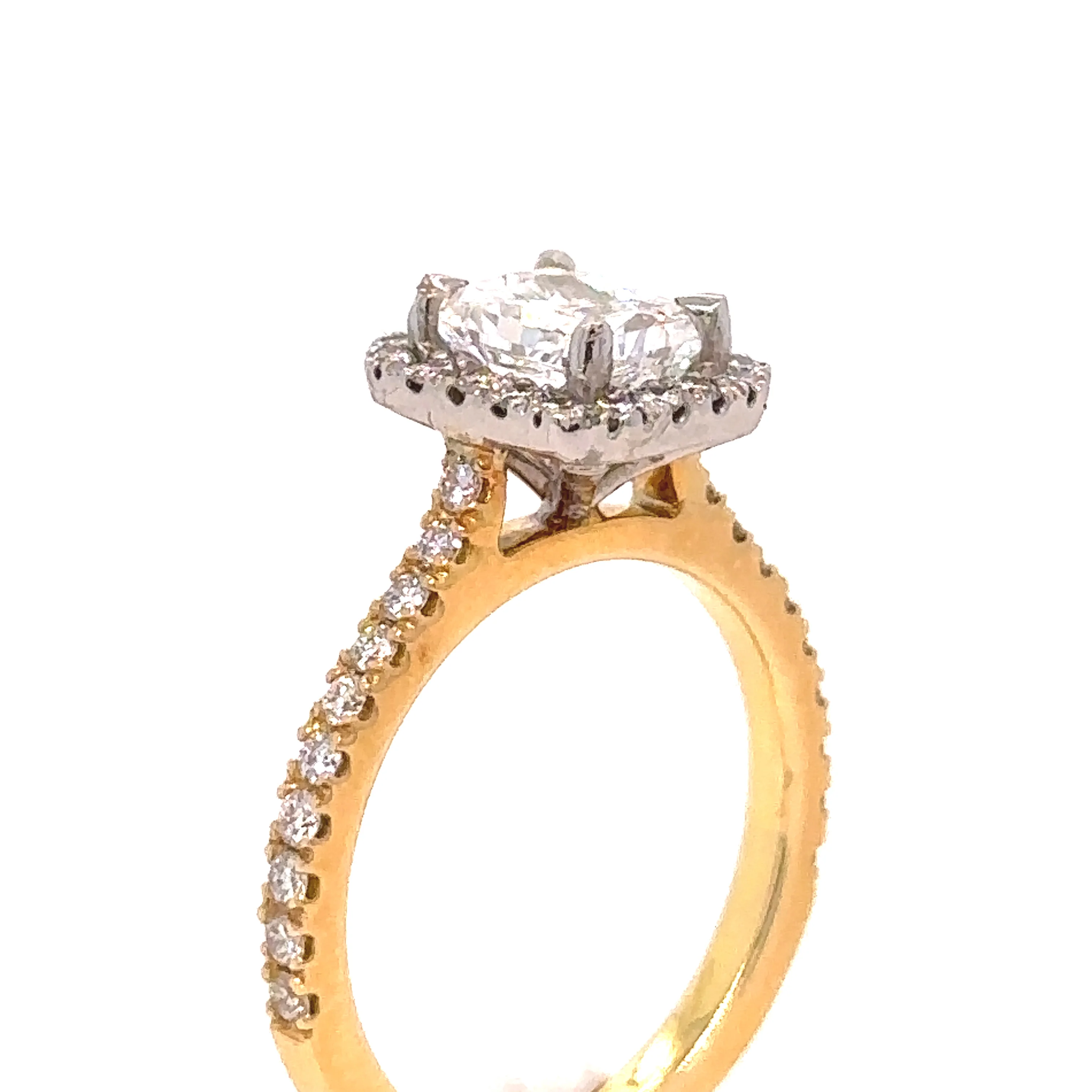 GIA Custom 18ct Engagement Ring 1.38ct - Image 4
