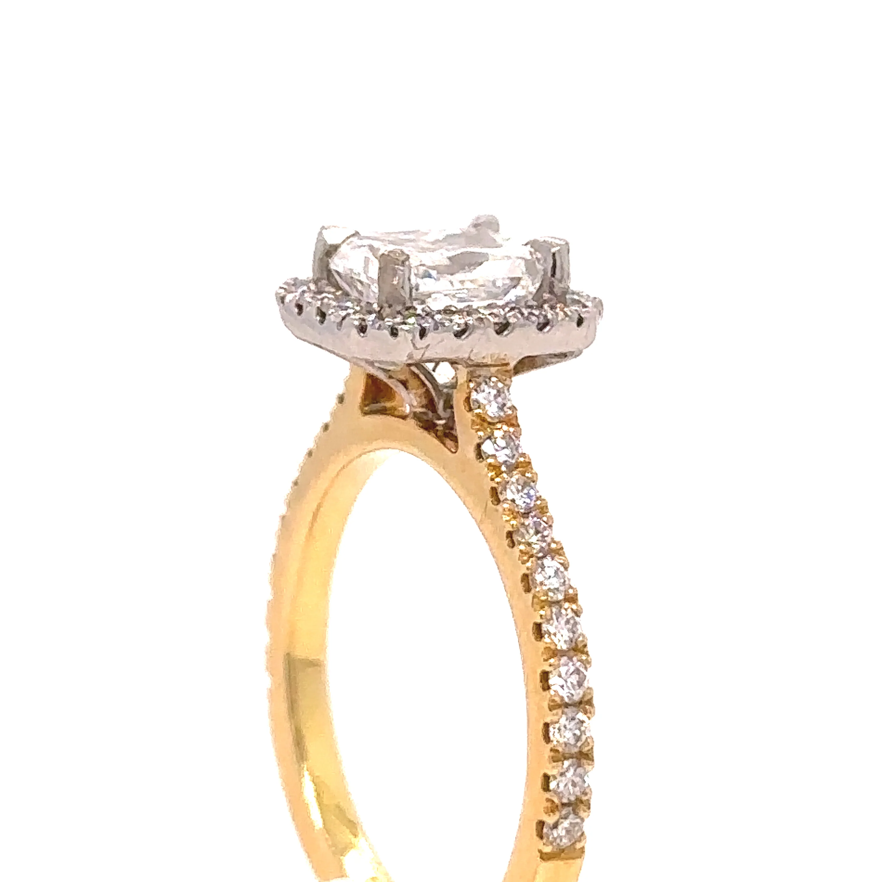 GIA Custom 18ct Engagement Ring 1.38ct - Image 7