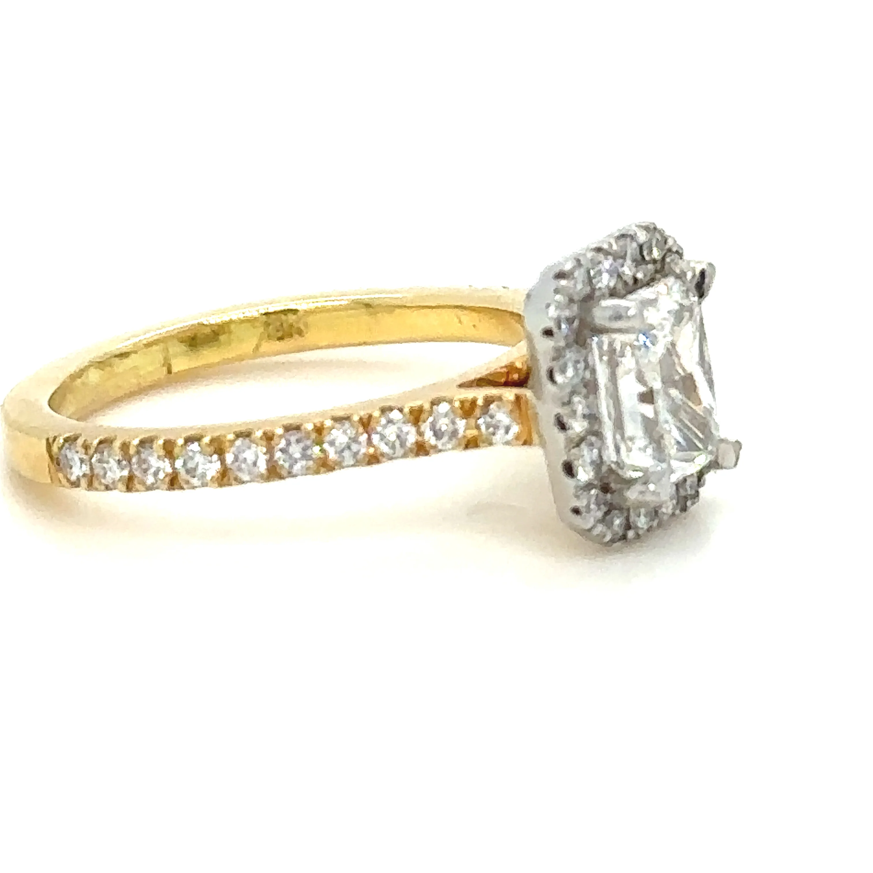 GIA Custom 18ct Engagement Ring 1.38ct - Image 9