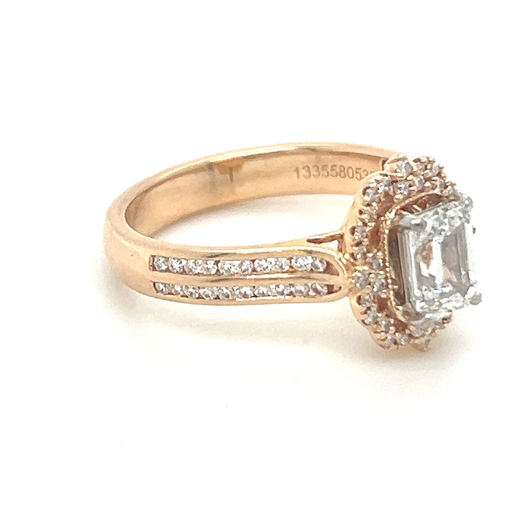 GIA Emerald Cut Diamond Ring 1.25ct - Image 4