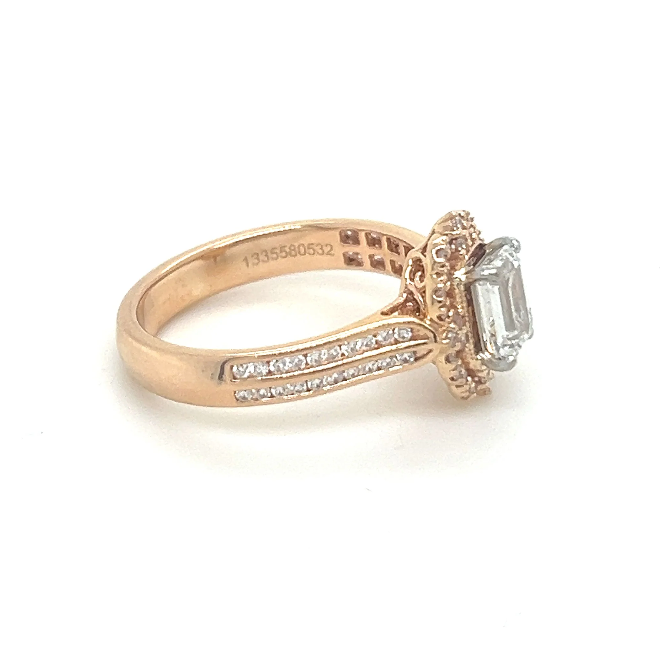 GIA Emerald Cut Diamond Ring 1.25ct - Image 5