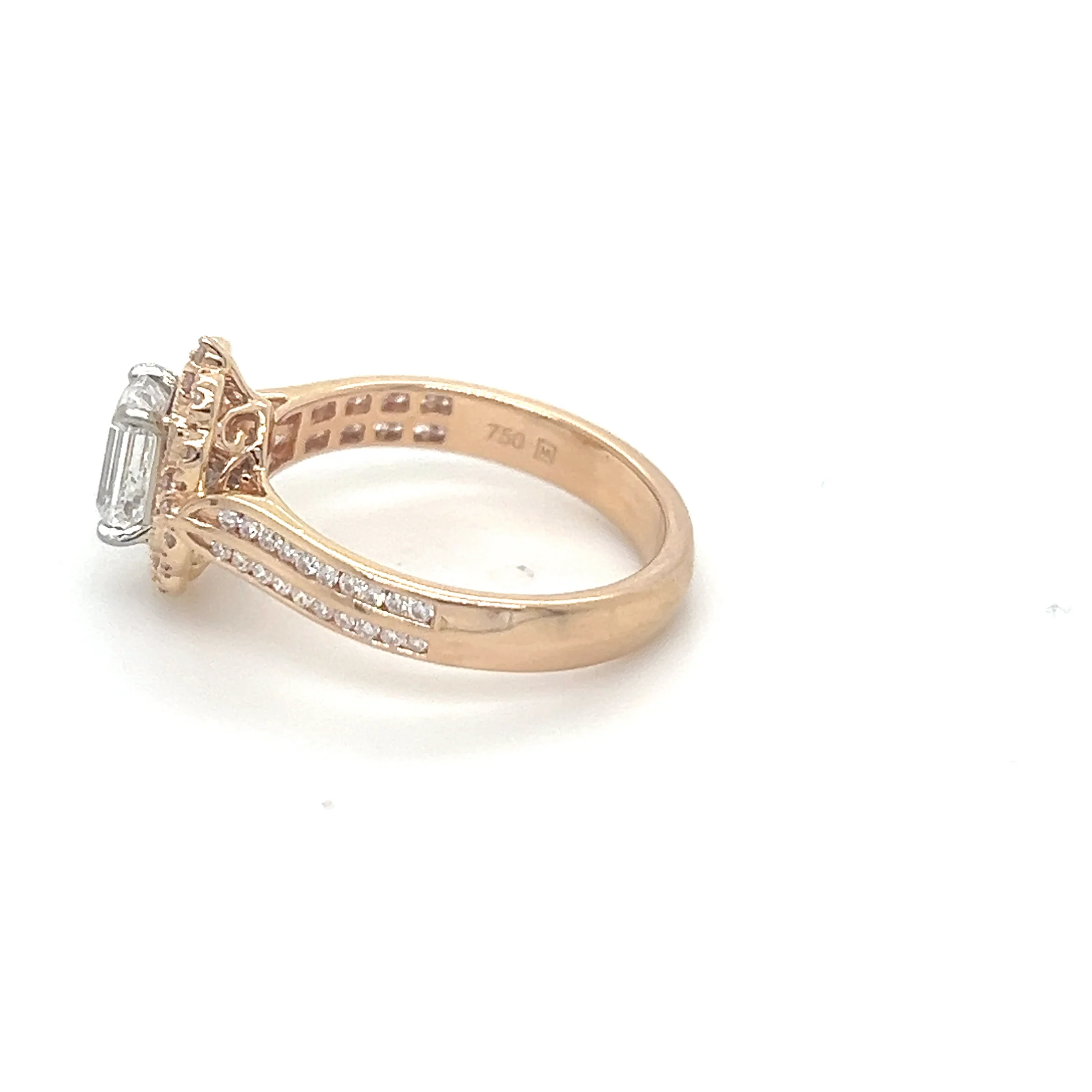 GIA Emerald Cut Diamond Ring 1.25ct - Image 9