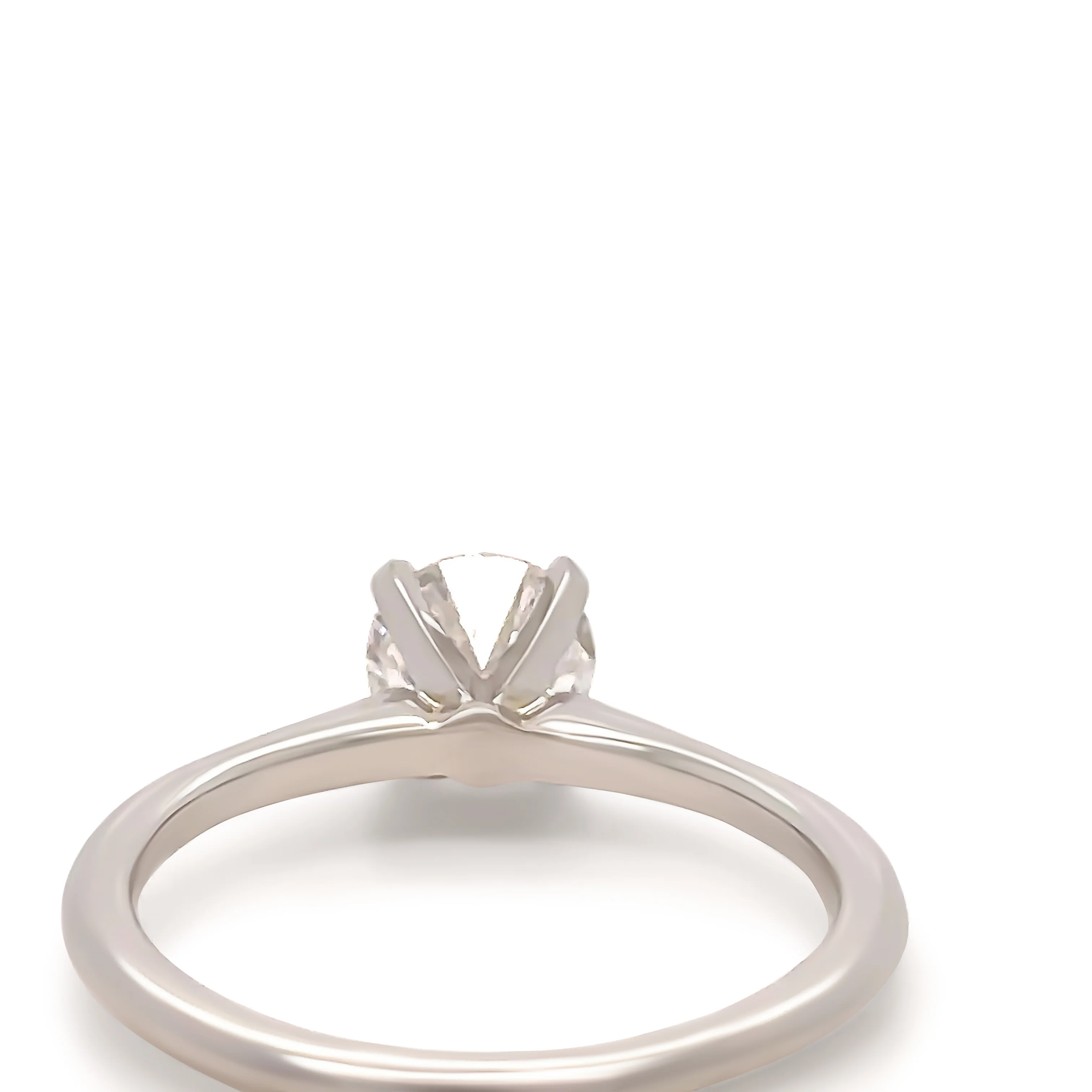 GIA Platinum Diamond Engagement Ring 0.87ct - Image 4