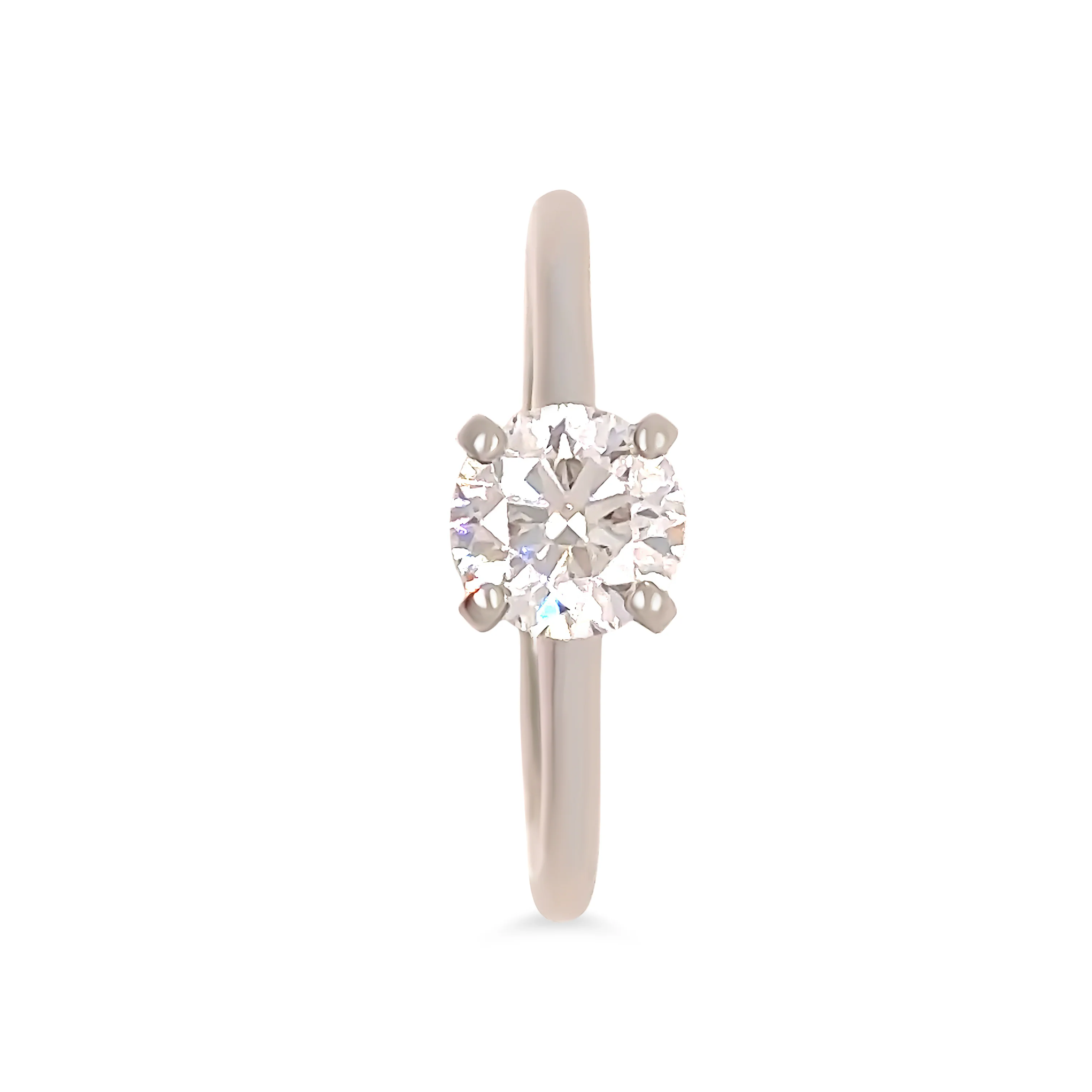 GIA Platinum Diamond Engagement Ring 0.87ct - Image 6