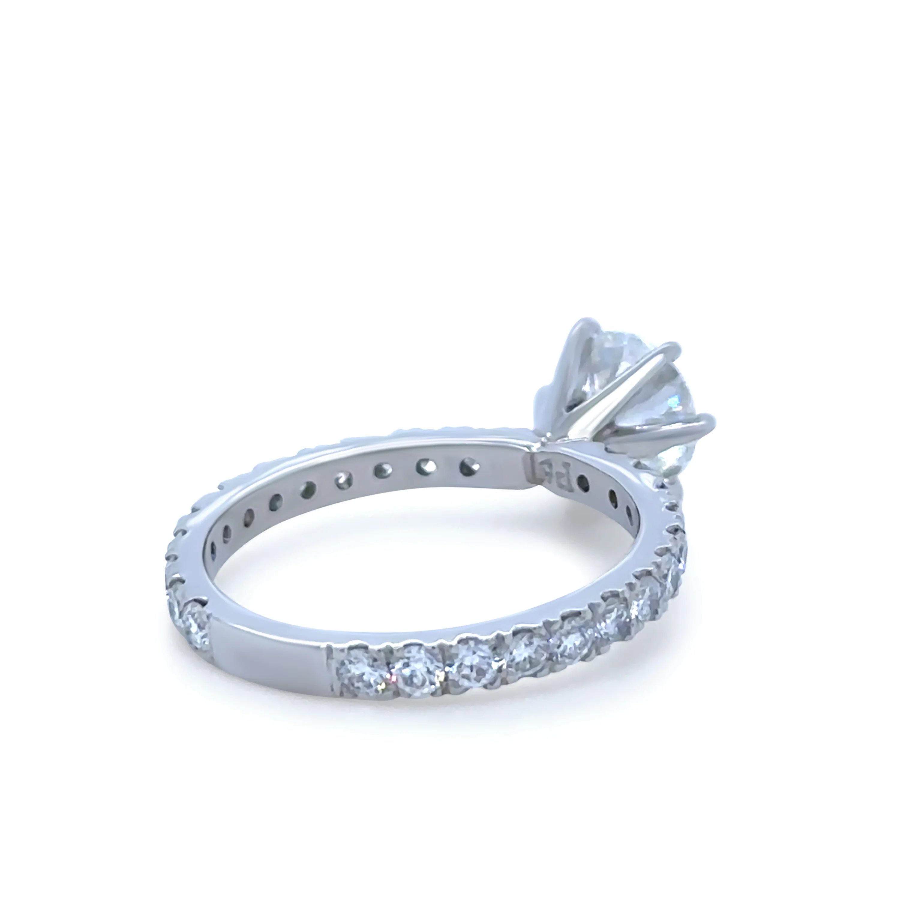 GIA Platinum Diamond Engagement Ring 2.1ct - Image 5