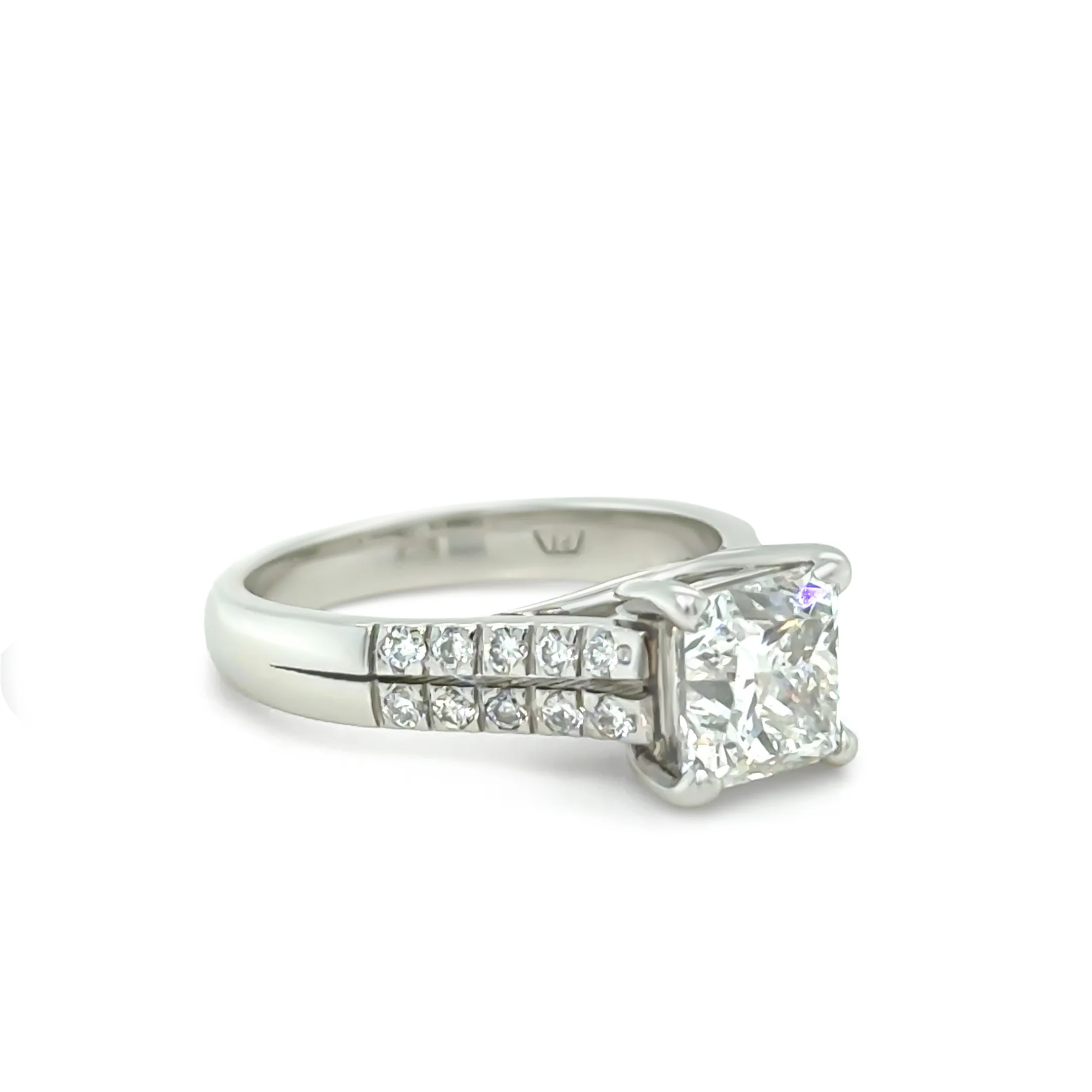 GIA Platinum Diamond Engagement Ring 2.26ct - Image 2