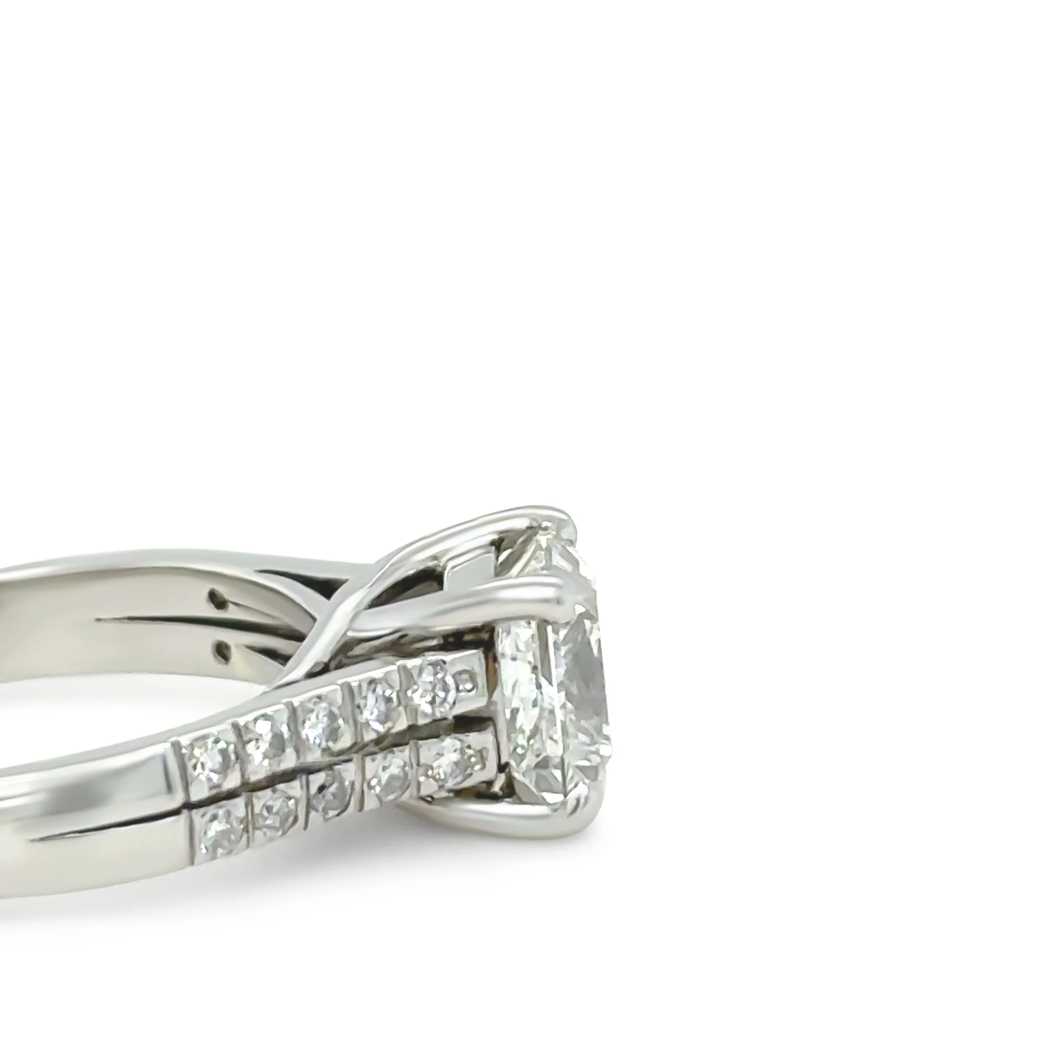 GIA Platinum Diamond Engagement Ring 2.26ct - Image 4