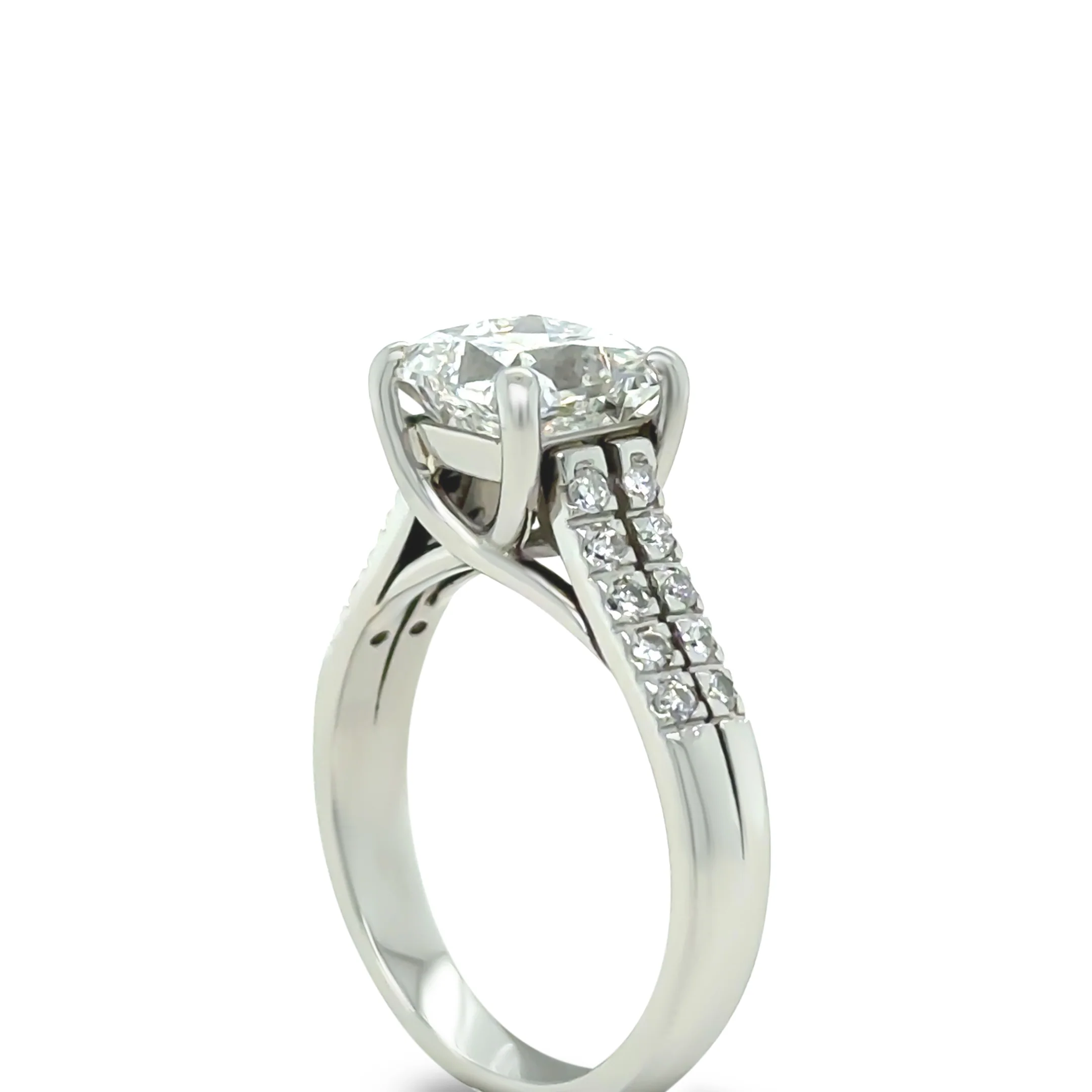 GIA Platinum Diamond Engagement Ring 2.26ct - Image 7