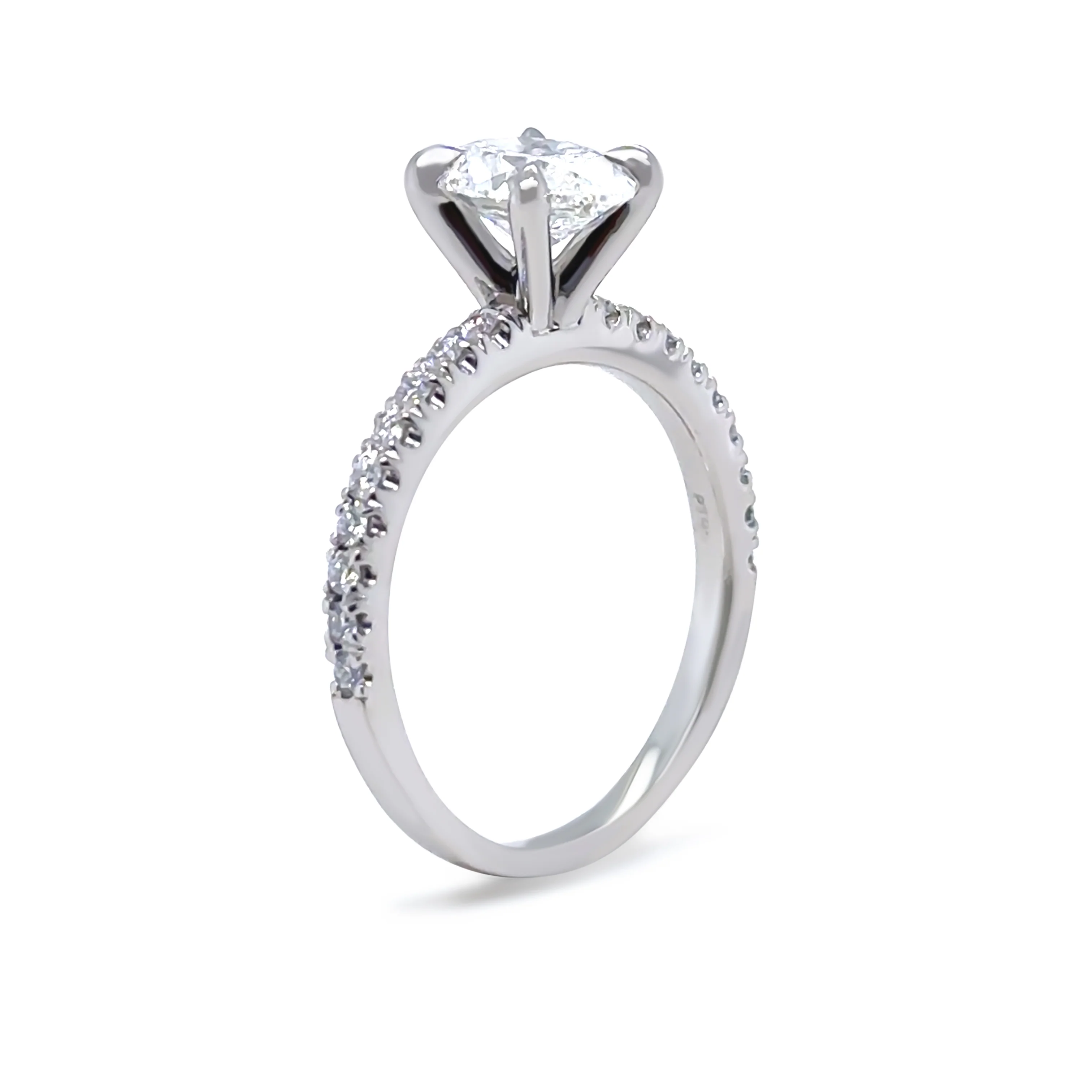 GIA Platinum Oval Cut Diamond Ring 1.22ct 3.92g - Image 7