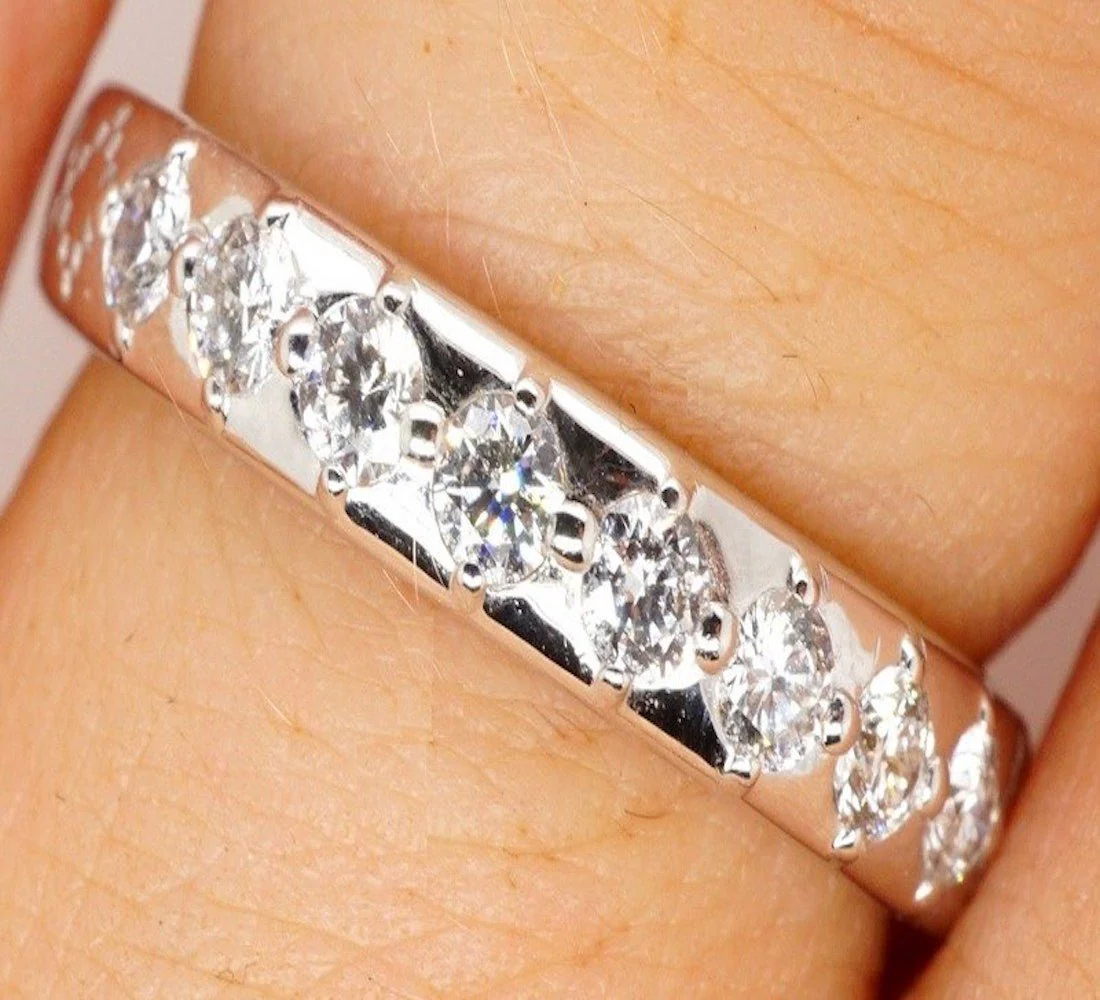 Gucci Diamatissima 18ct White Gold Ring - Image 3