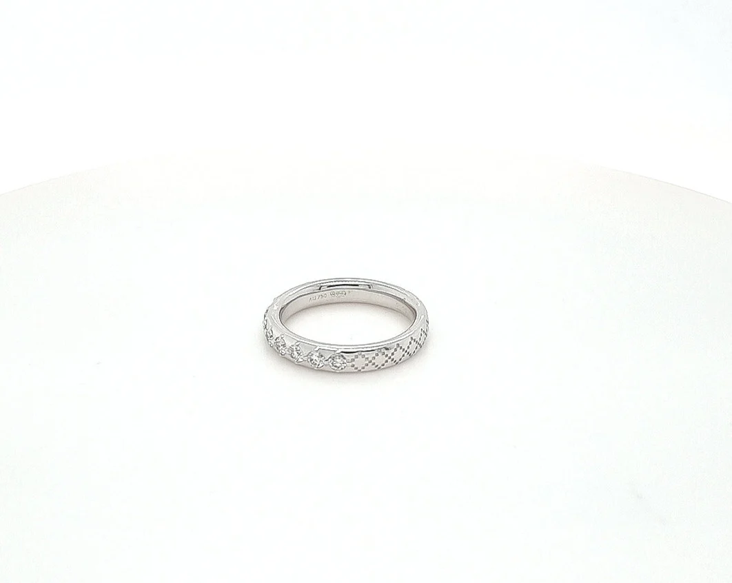 Gucci Diamatissima 18ct White Gold Ring - Image 5