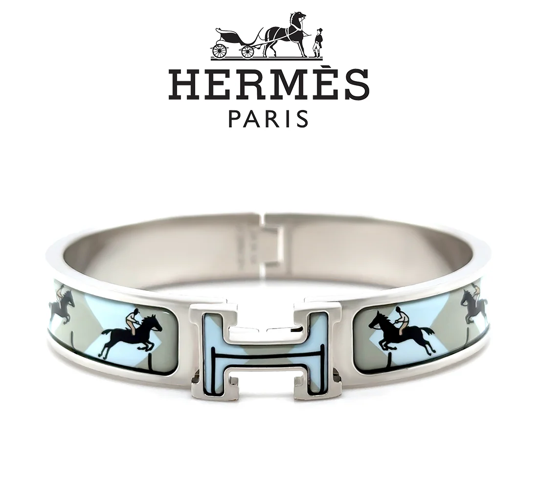 Hermès Clic H Narrow Enamel Bracelet “Les Allures”