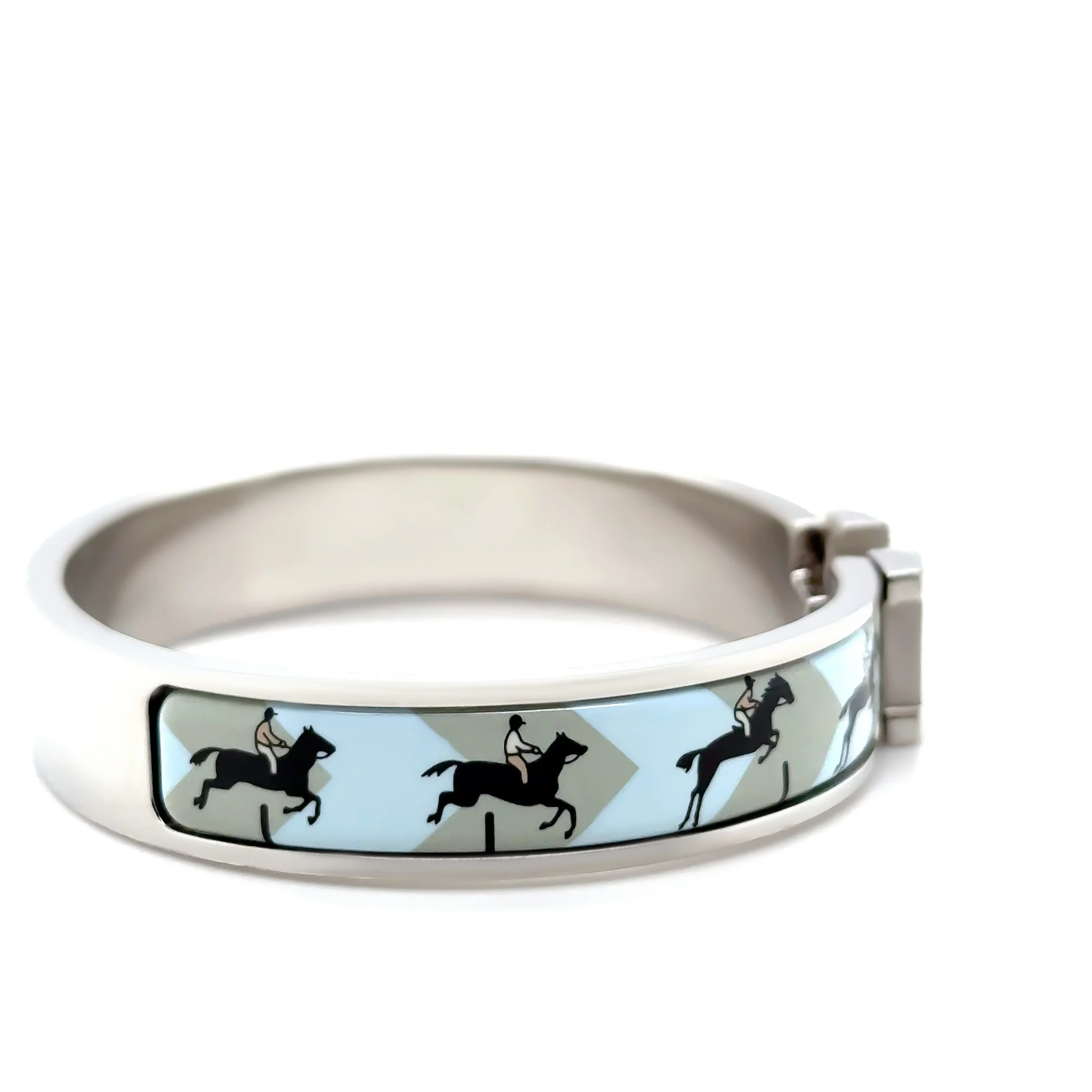 Hermès Clic H Narrow Enamel Bracelet “Les Allures” - Image 2