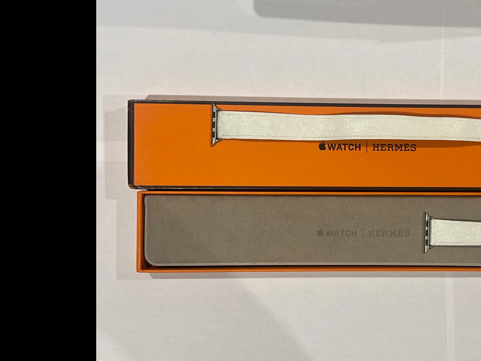 Hermès Double Tour 41mm Attelage Apple Watch Band (Blanc) - Image 4