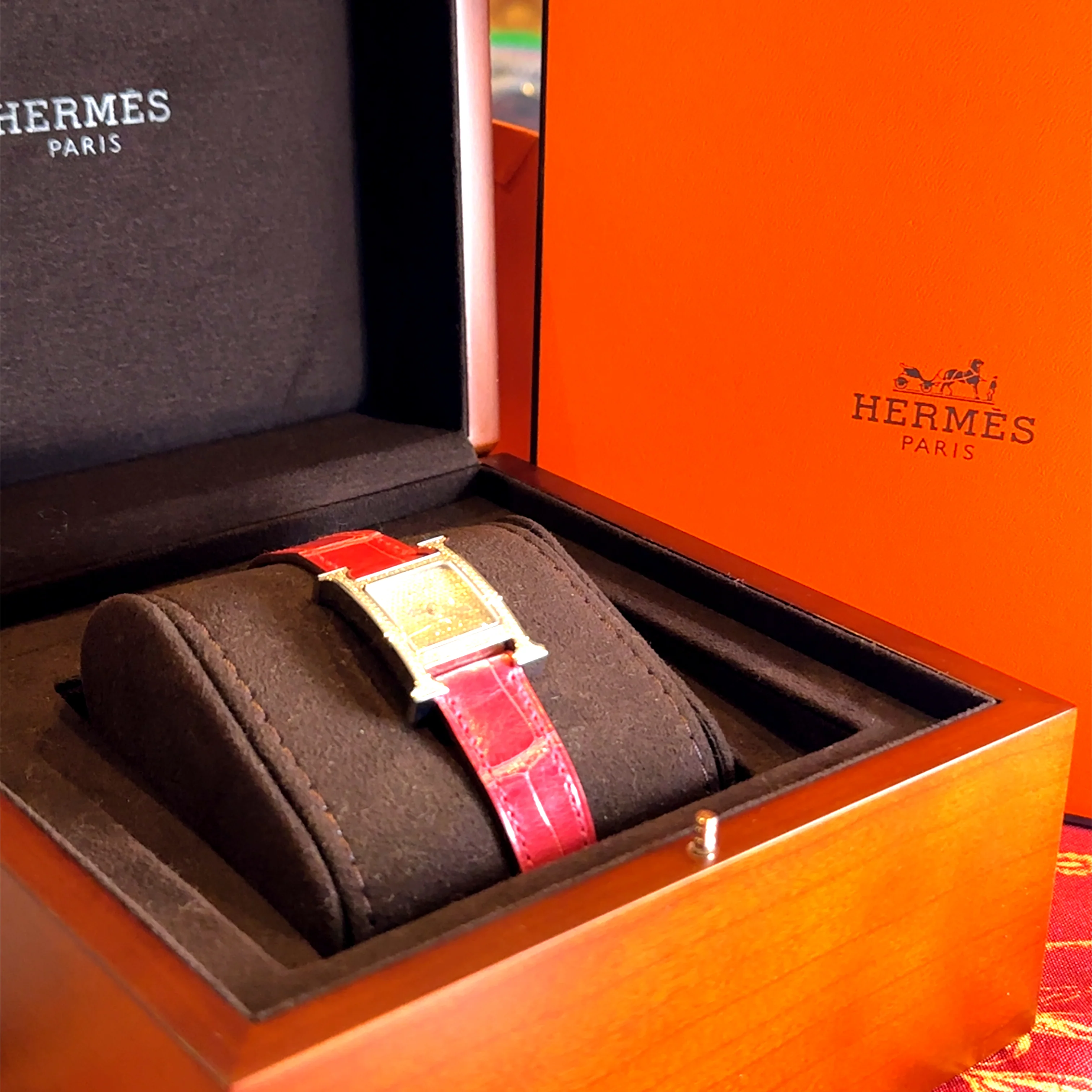 Hermès Heure H Diamond Watch Small Model 25mm - Image 10