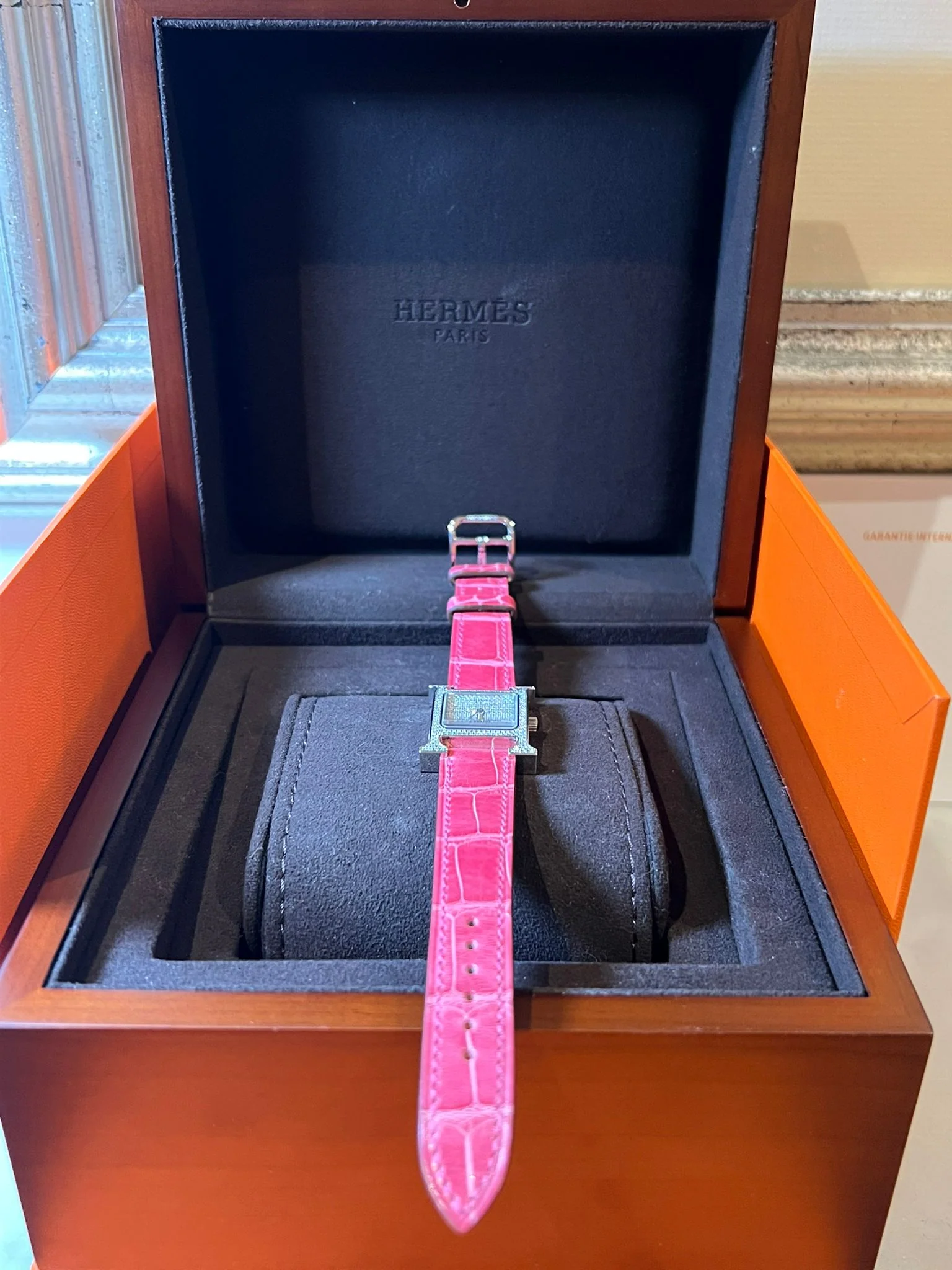 Hermès Heure H Diamond Watch Small Model 25mm - Image 11