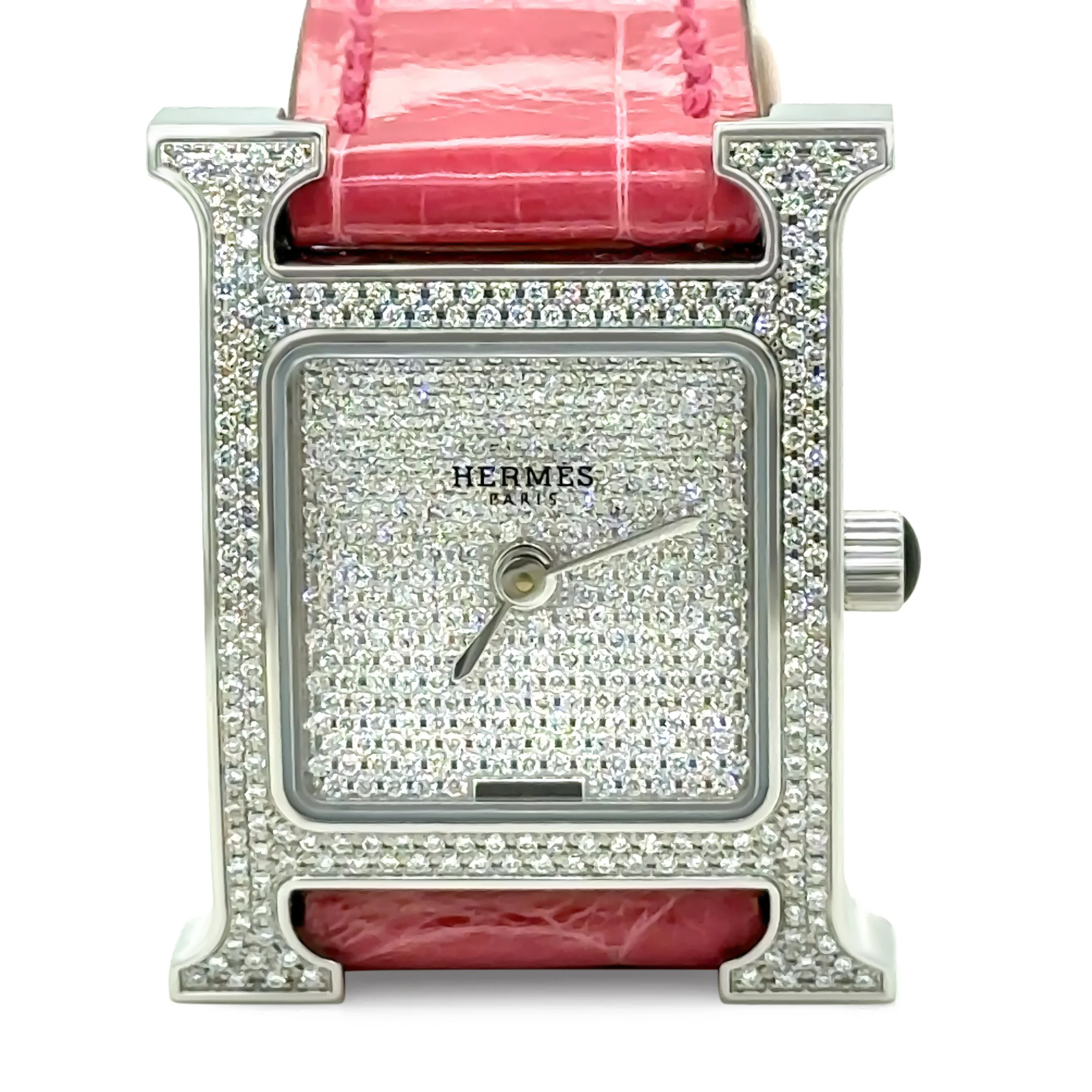 Hermès Heure H Diamond Watch Small Model 25mm - Image 2