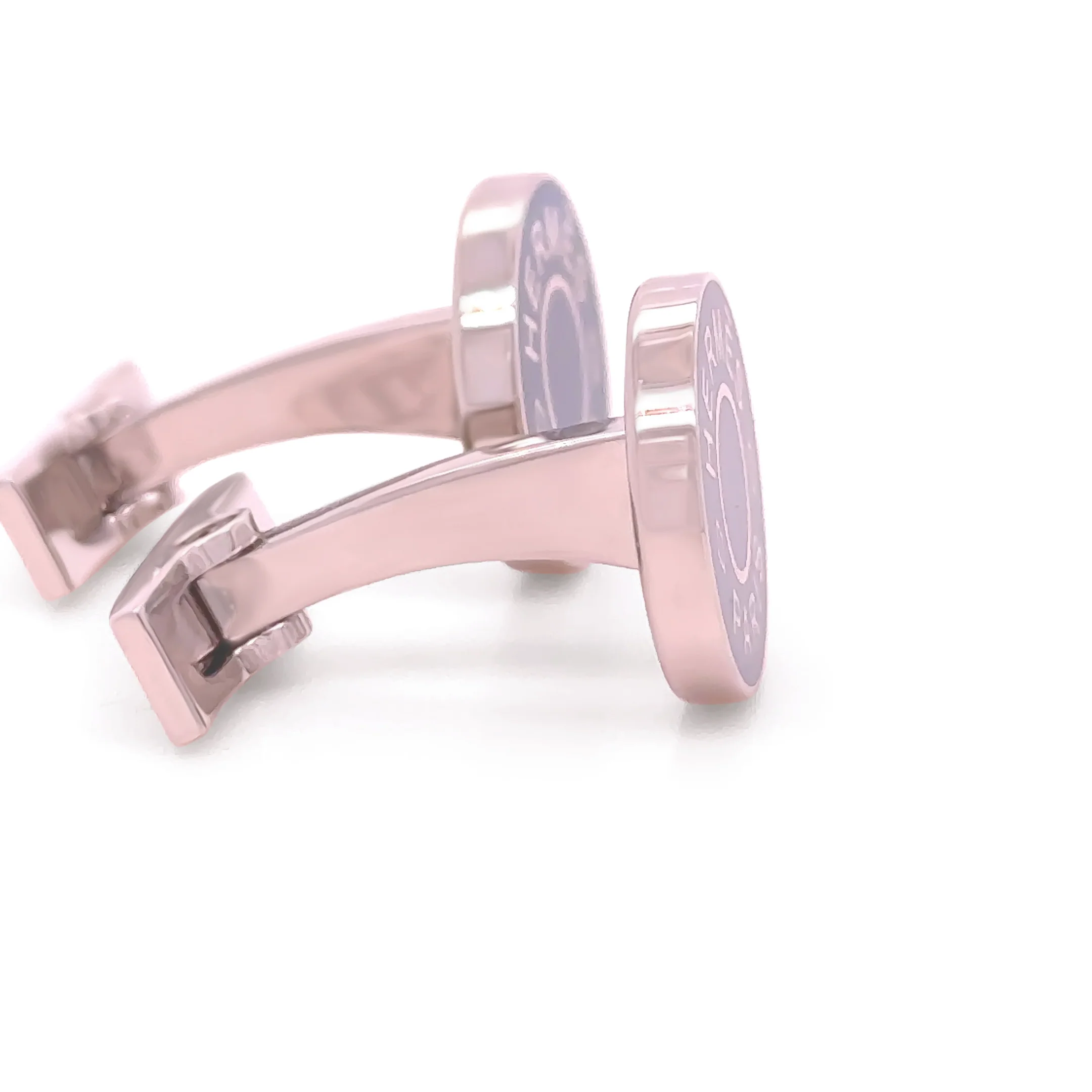 Hermès Licol 2 Bleu Sapphire Cufflinks 9.78g - Image 5