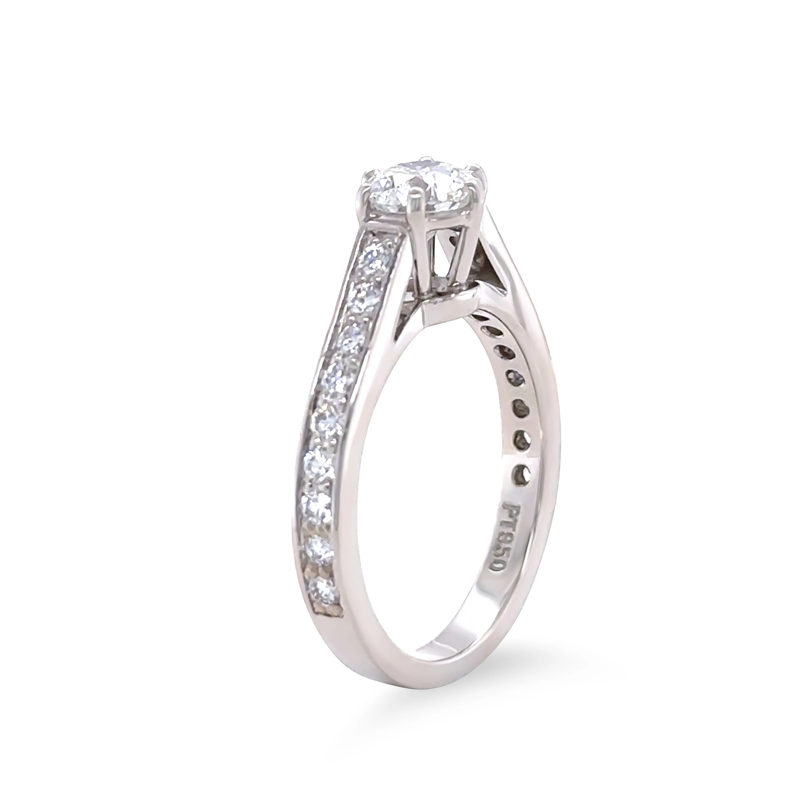 James Allen Platinum Diamond Engagement Ring 1.09ct 6.46g - Image 11