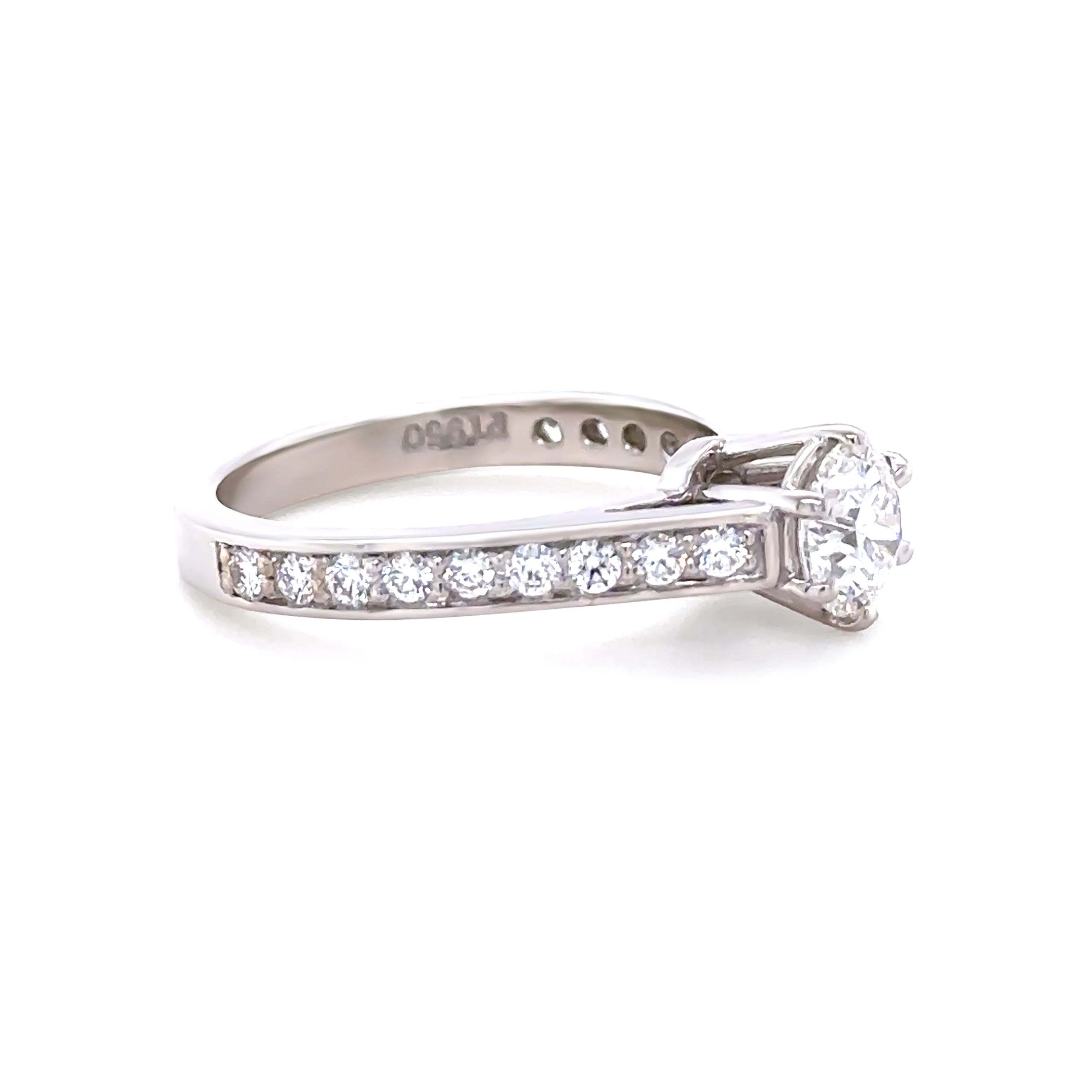 James Allen Platinum Diamond Engagement Ring 1.09ct 6.46g - Image 3