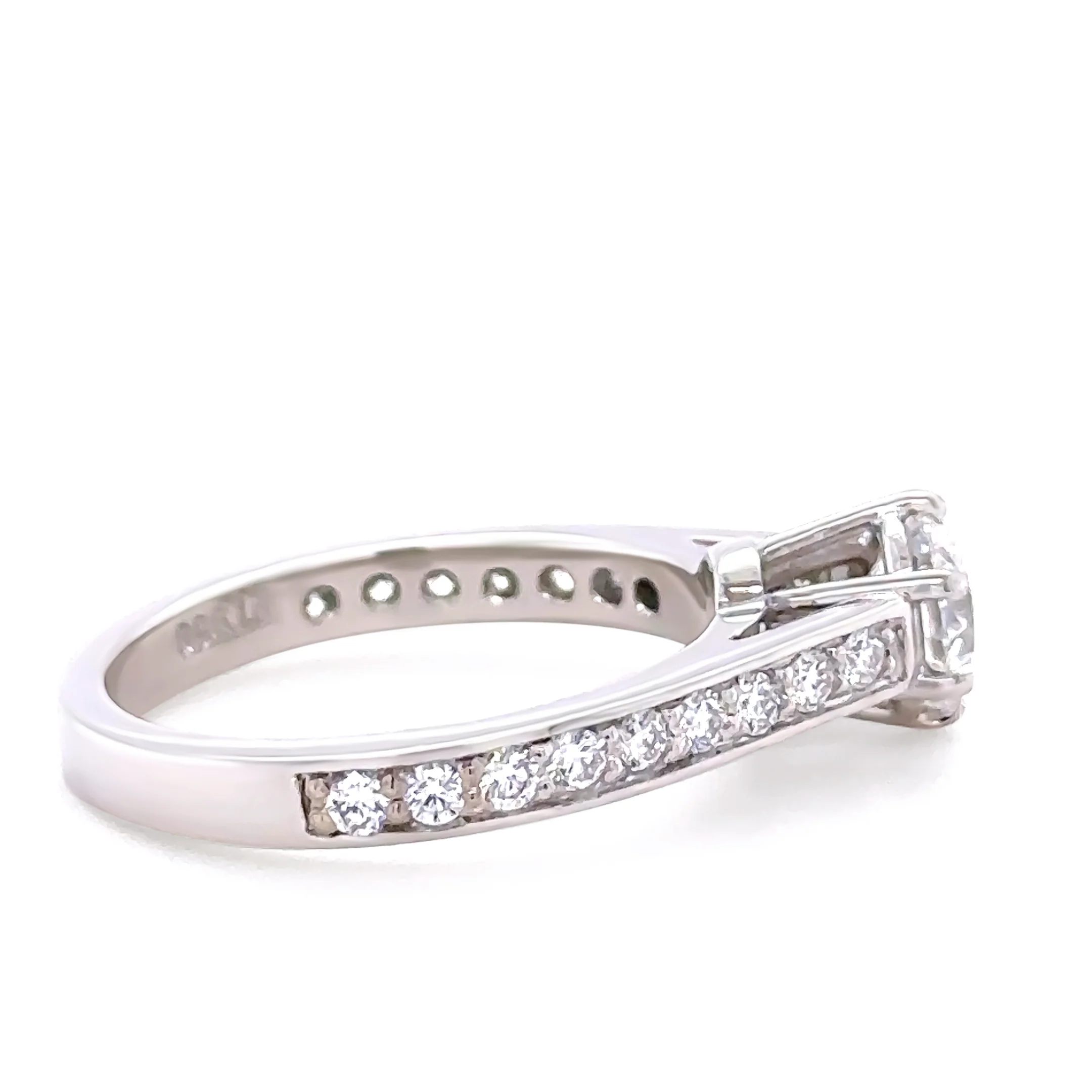 James Allen Platinum Diamond Engagement Ring 1.09ct 6.46g - Image 4
