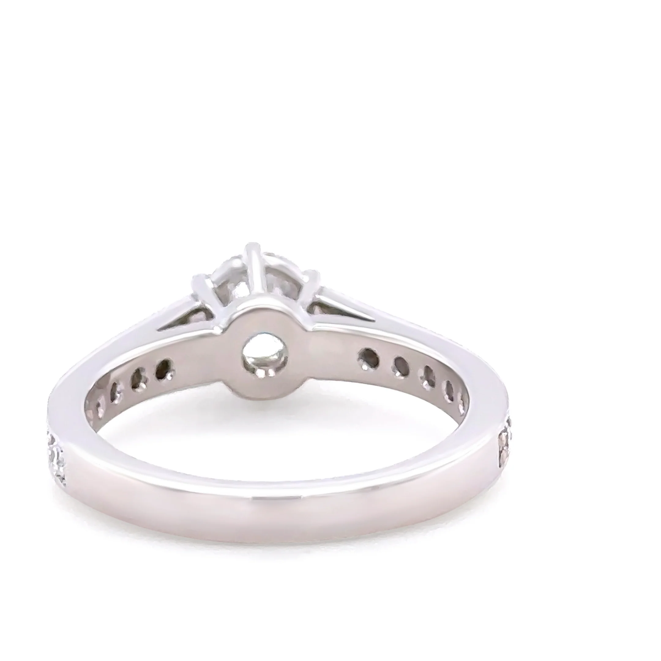 James Allen Platinum Diamond Engagement Ring 1.09ct 6.46g - Image 6