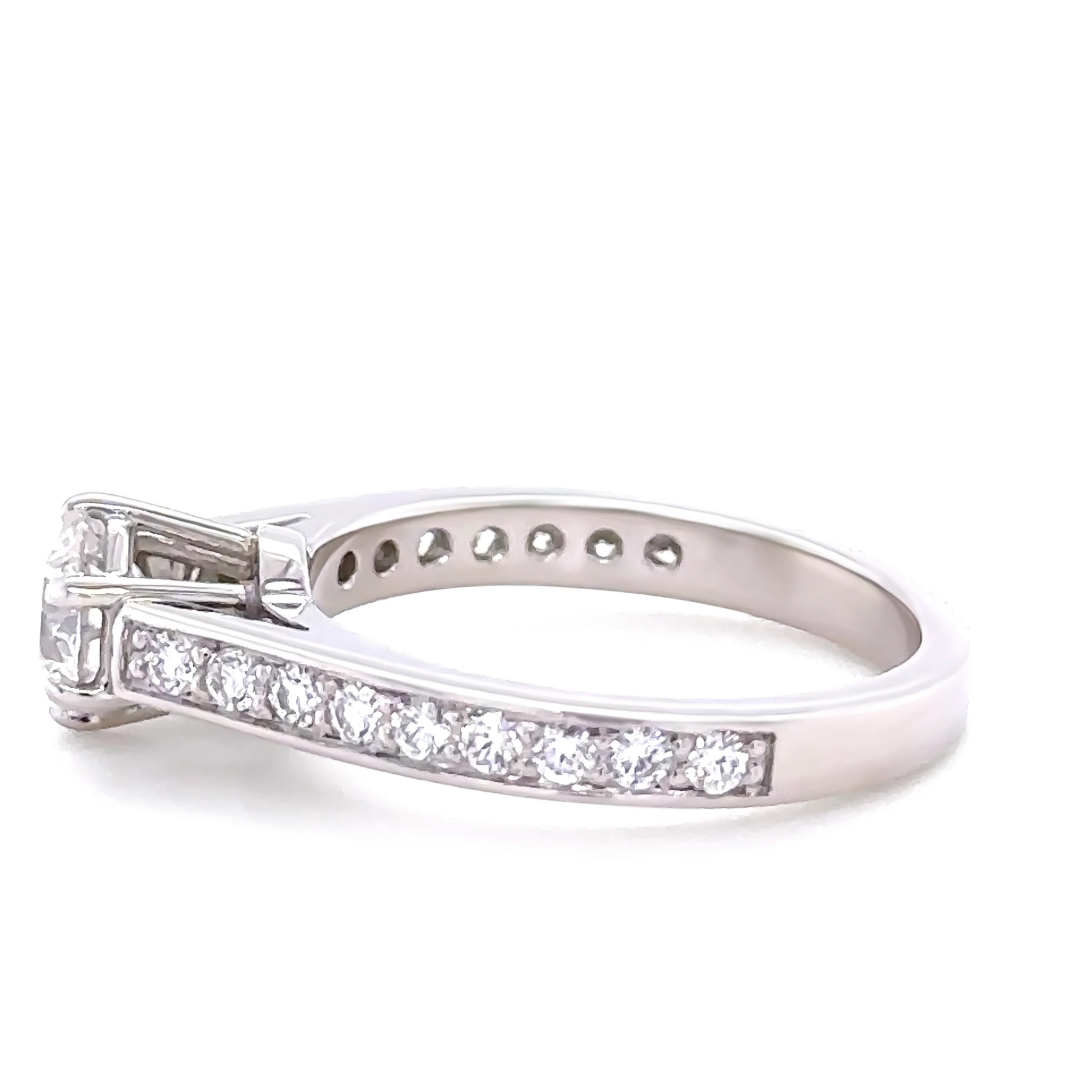 James Allen Platinum Diamond Engagement Ring 1.09ct 6.46g - Image 7