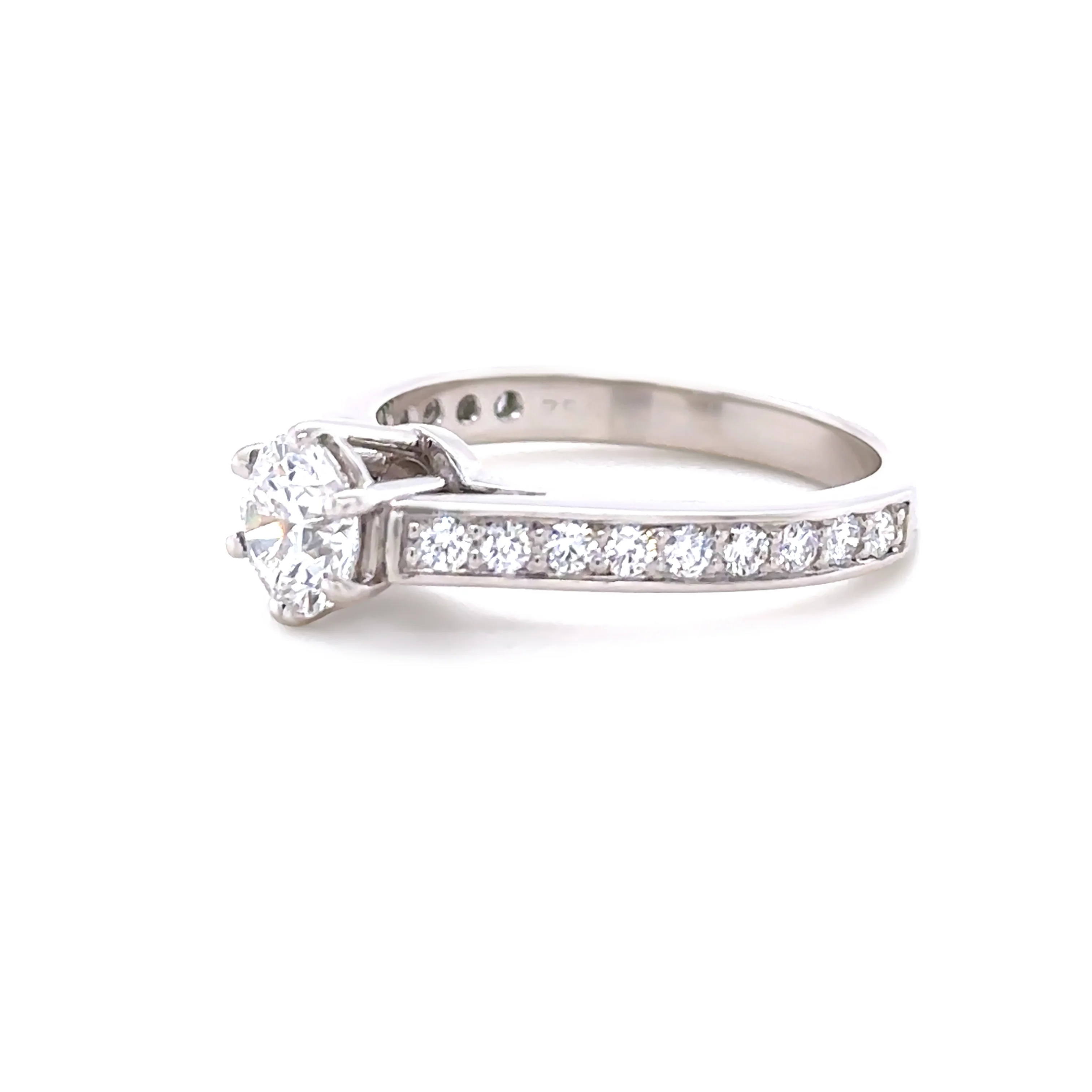 James Allen Platinum Diamond Engagement Ring 1.09ct 6.46g - Image 8