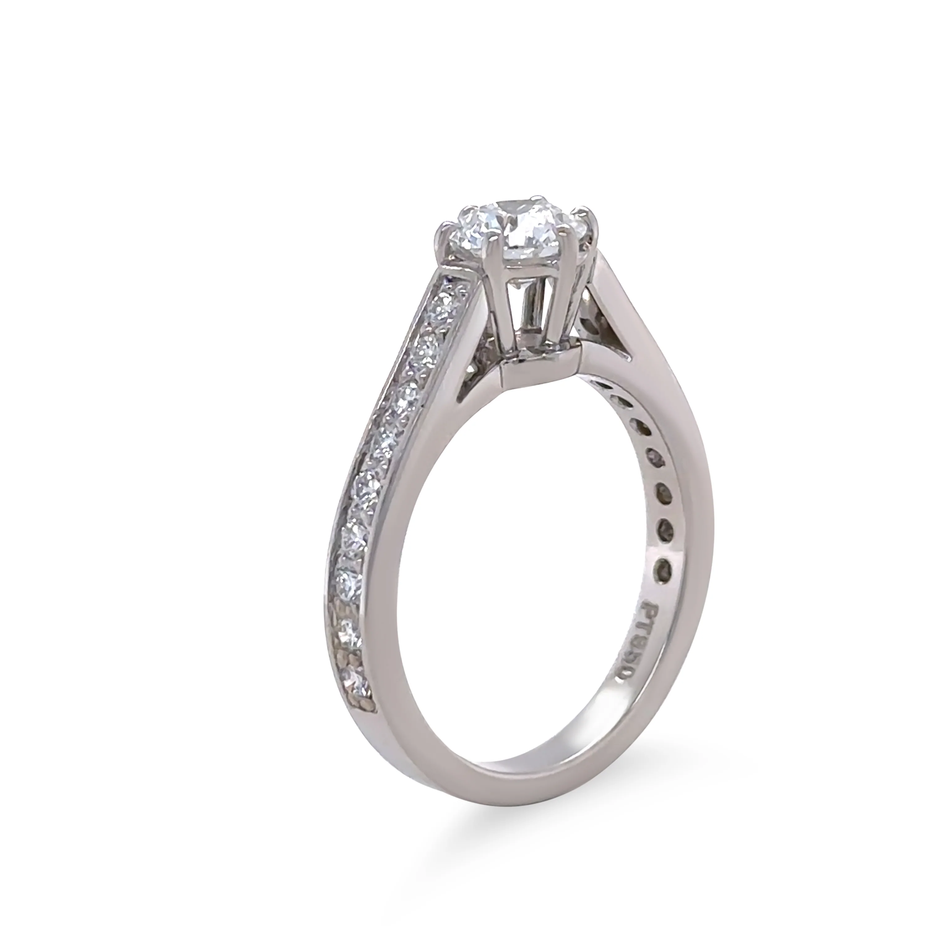 James Allen Platinum Diamond Engagement Ring 1.09ct 6.46g - Image 9