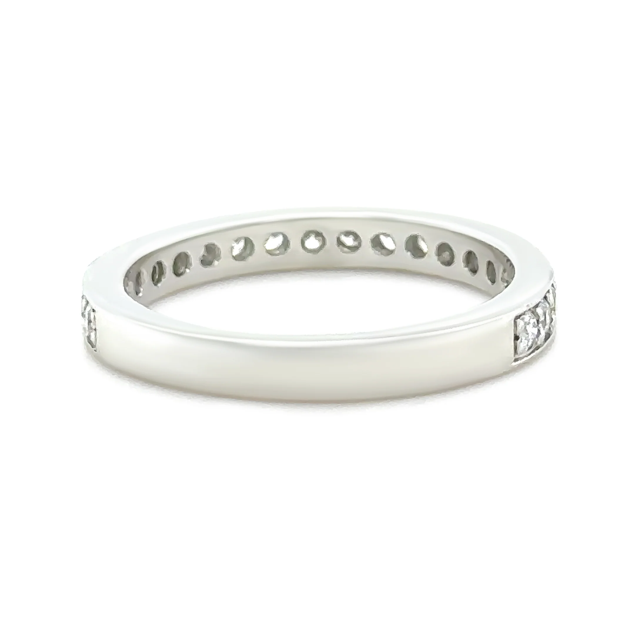 James Allen Platinum Pave Diamond Wedding Band 0.42ct 4.48g - Image 3