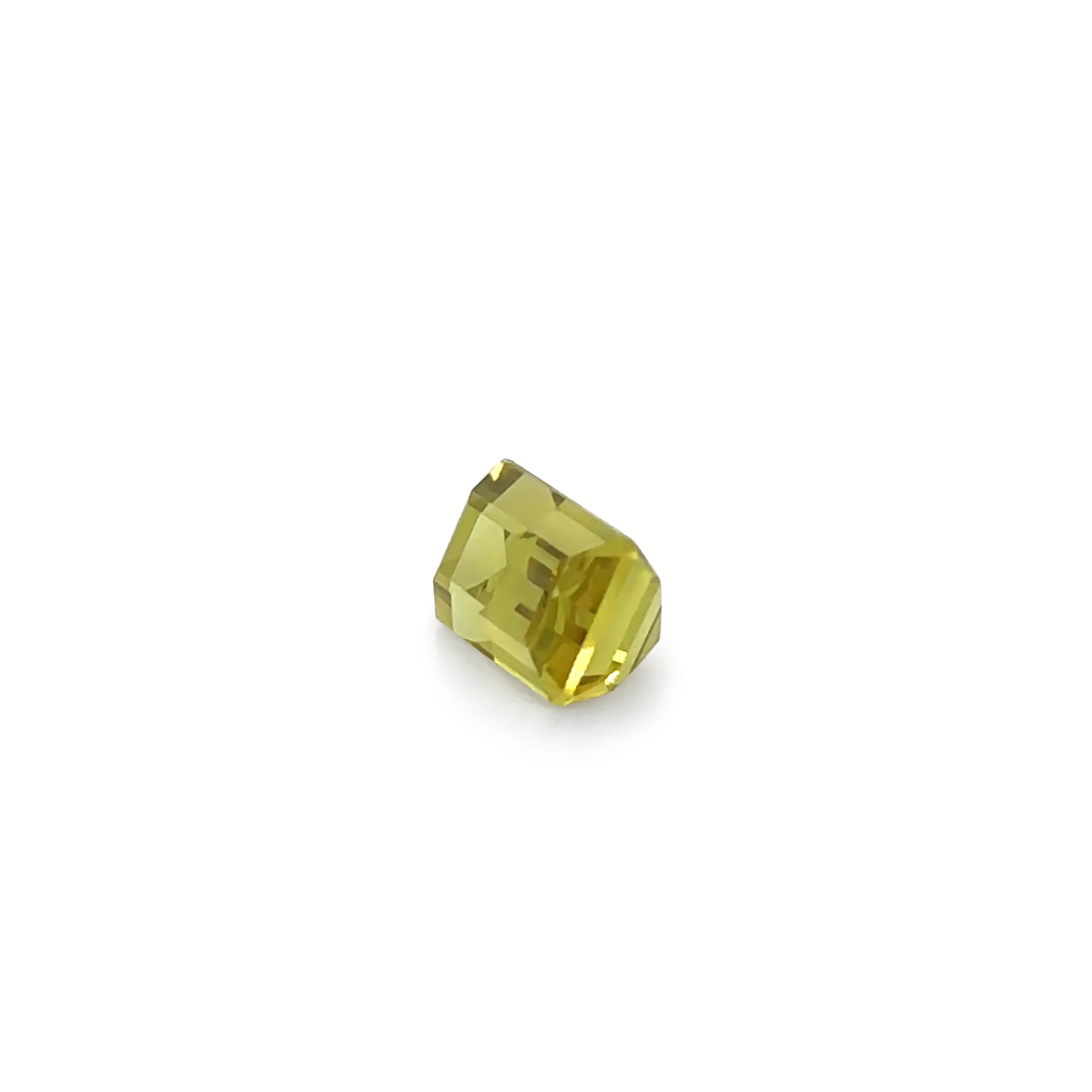 Loose Emerald-Cut Natural Yellow Sapphire 3.27ct - Image 2